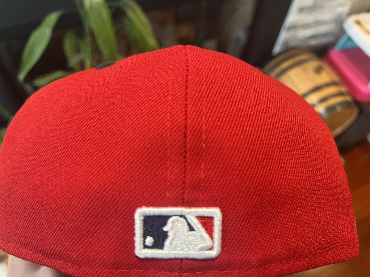New Era Cleveland Indians Cooperstown Wahoo chief Feather 59Fifty Size ONE SIZE - 5 Thumbnail