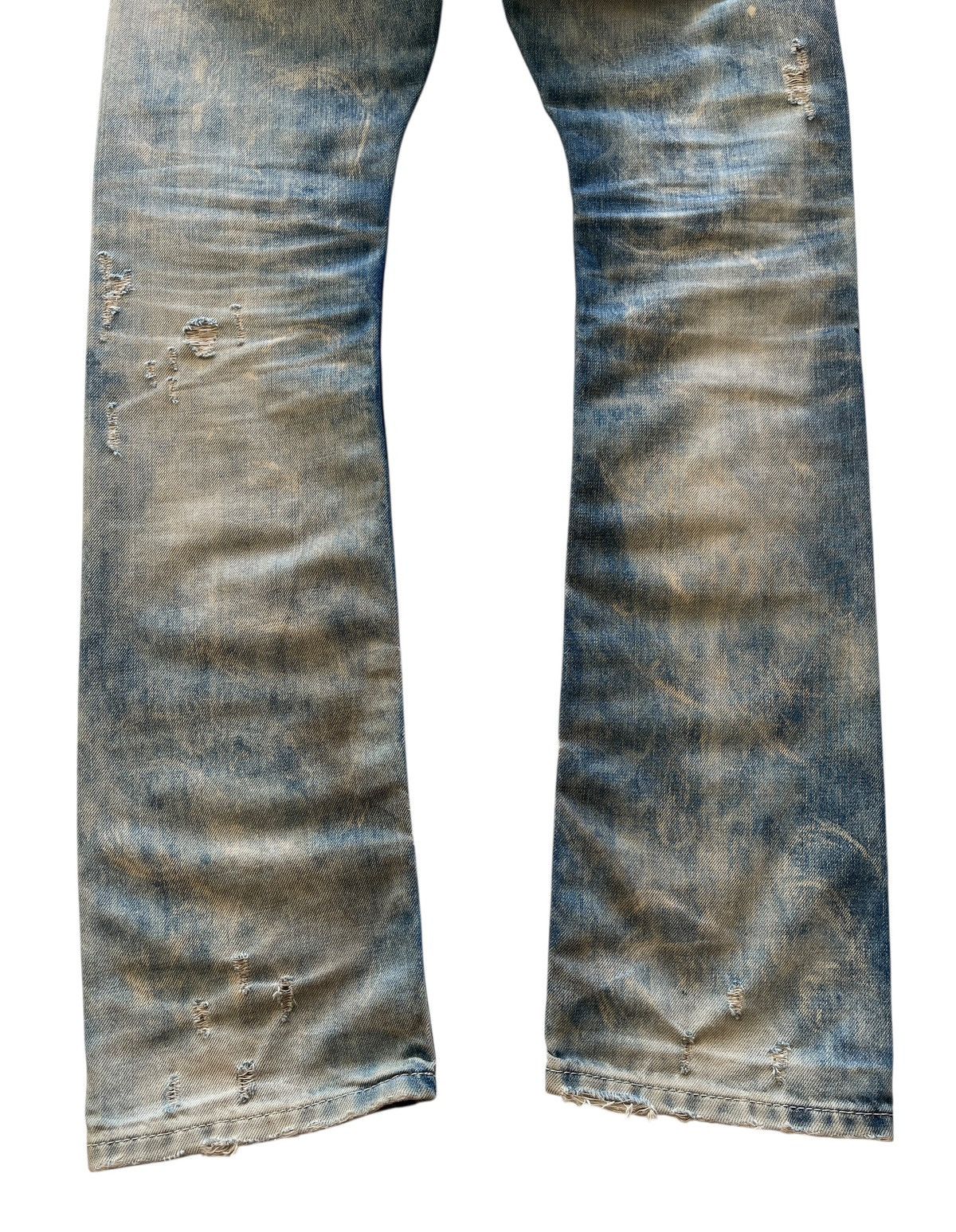 Diesel Diesel Krooley Regular Slim Carrot Distressed Denim Size US 29 - 15 Thumbnail