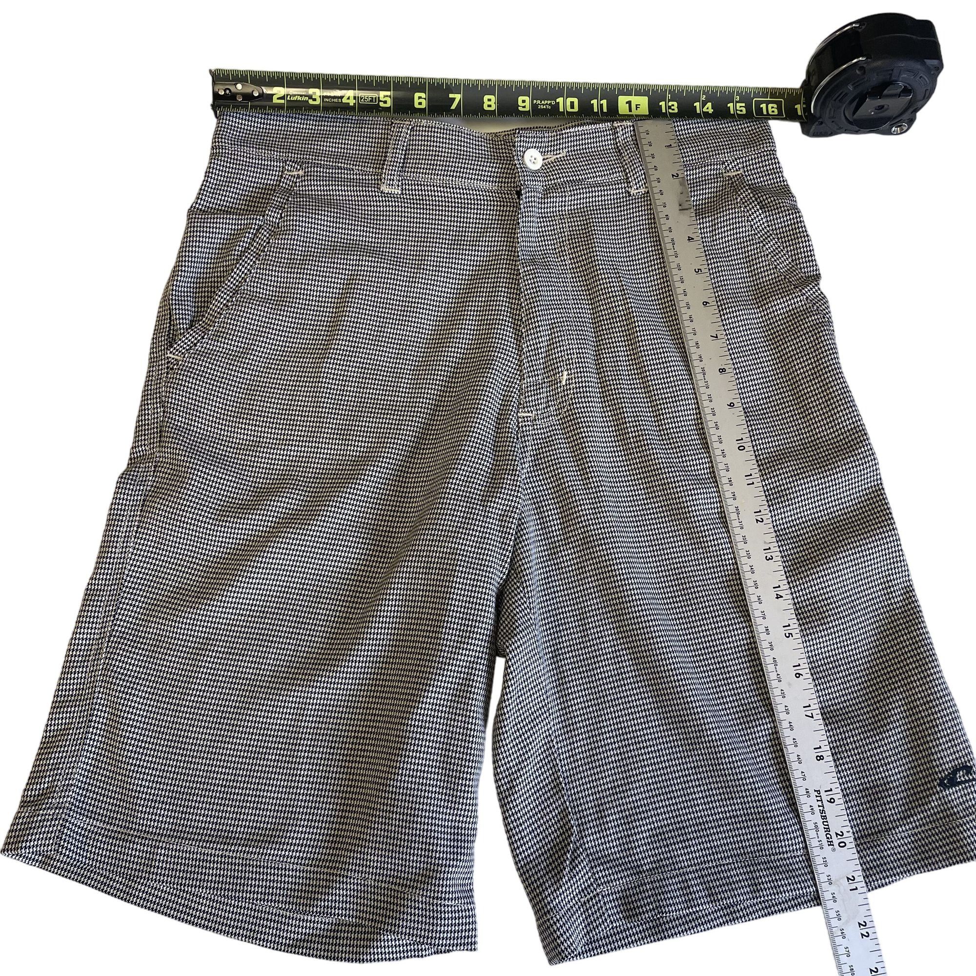 O'Neill Vtg Y2K Oneill Black White HOUNDSTOOTH Cotton Rayon Shorts Size US 30 / EU 46 - 7 Thumbnail