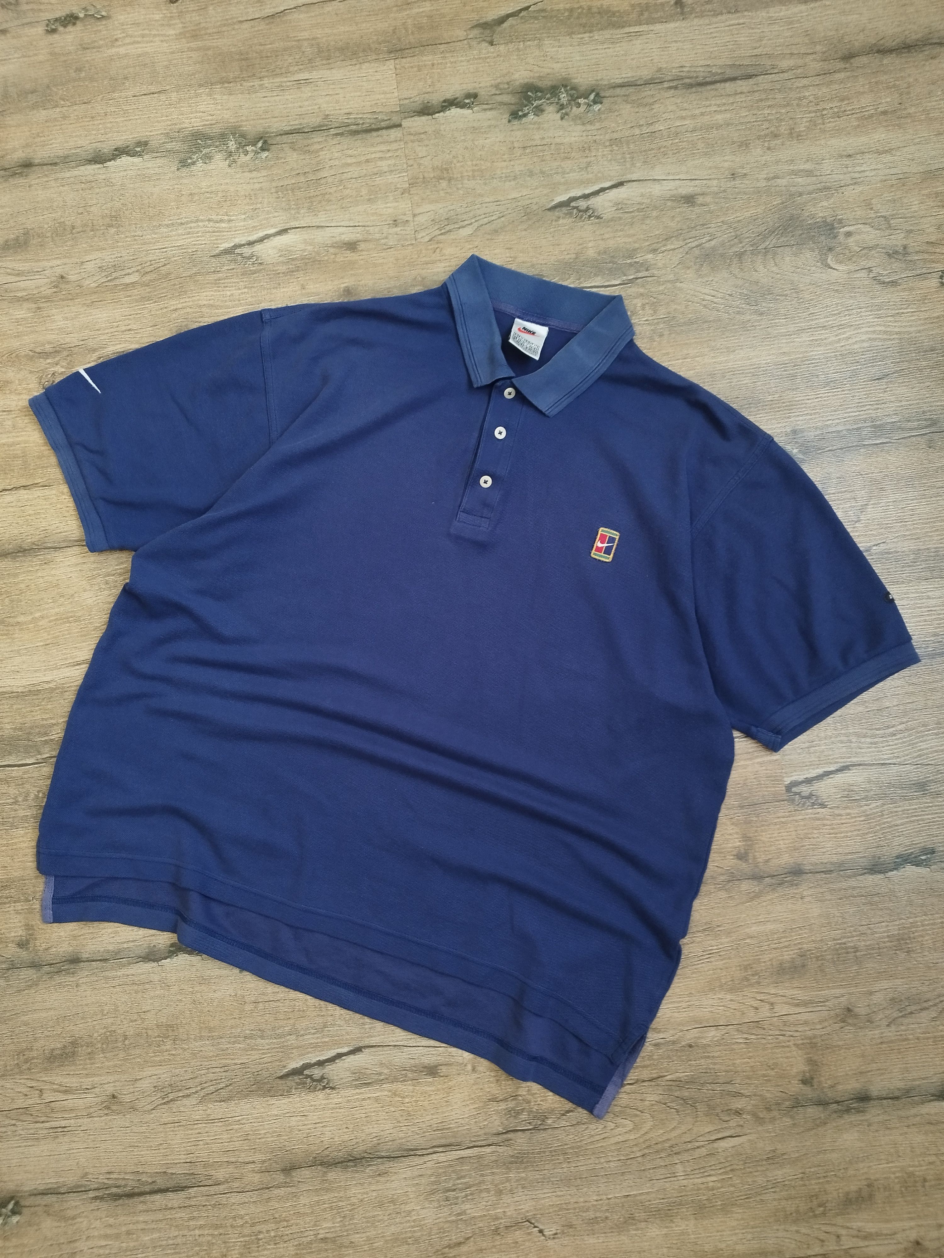 Nike Vintage 90s Nike Court Tennis Polo Shirt Size M Fits like XL Size US XL / EU 56 / 4 - 1 Thumbnail