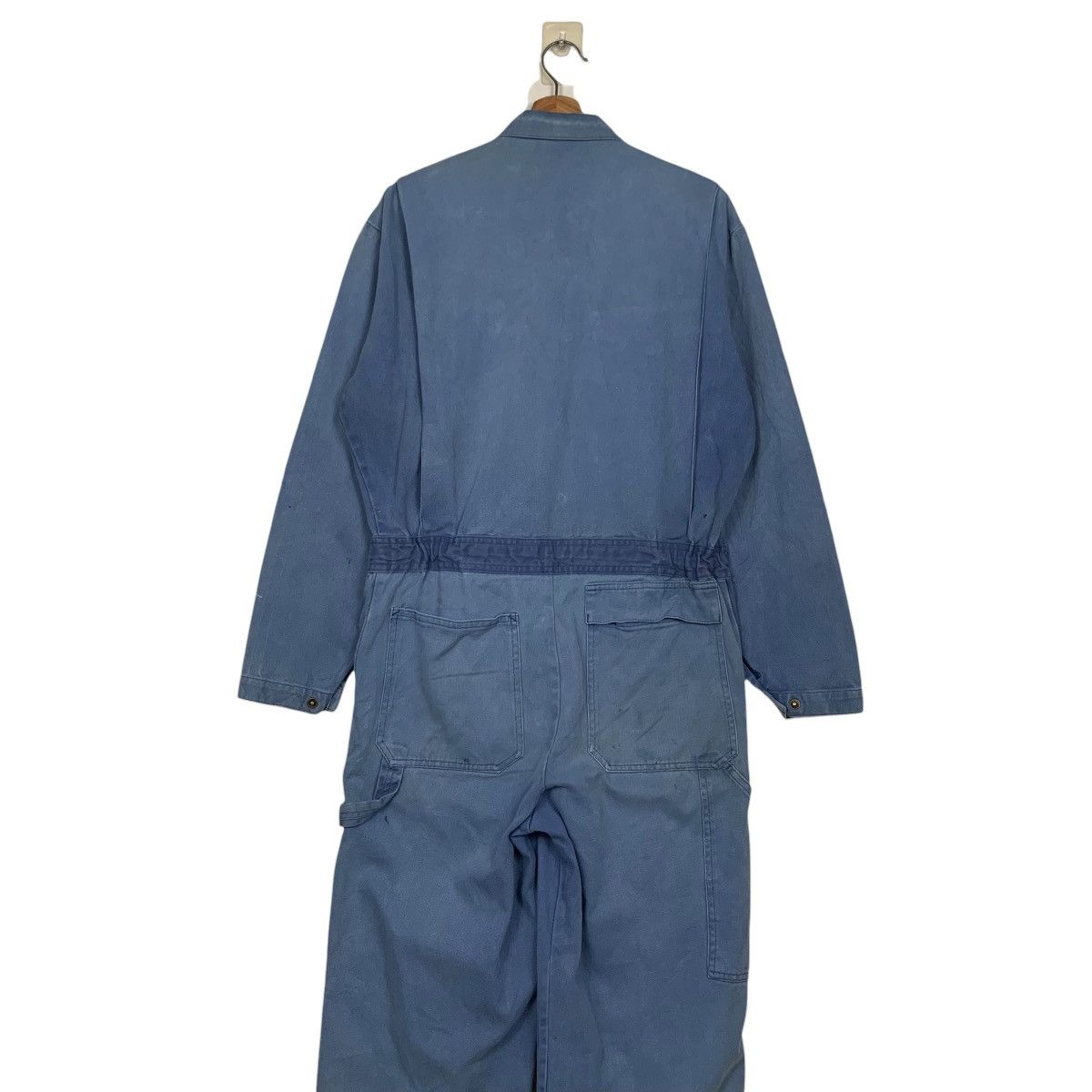 Vintage 90s WENAAS Faded Blue Workwear Carpenter Coverall #2816-C127 Size US 34 / EU 50 - 14 Thumbnail