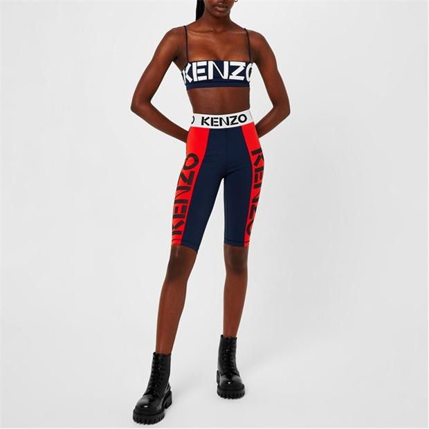 Kenzo o1g2r1mq1024 Logo Cycling Shorts in Multicolor Size 25" / US 0 / IT 36 - 6 Thumbnail