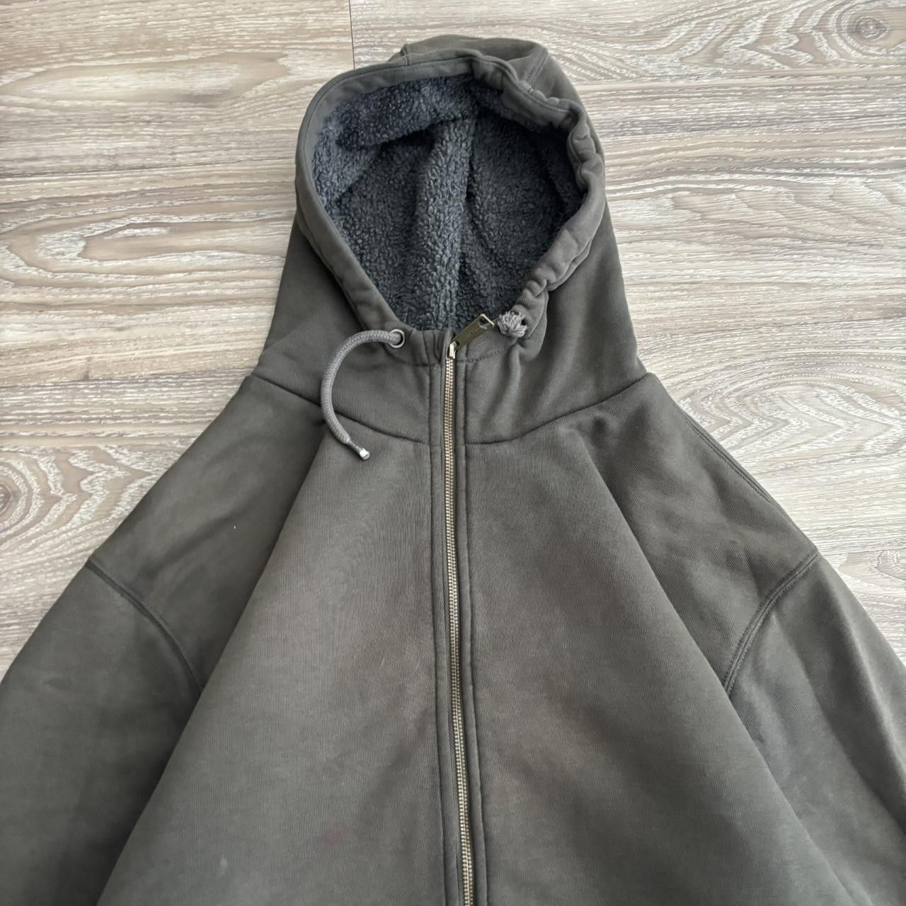 Carhartt Crazy Vintage 90s Dark Grey Carhartt Streetwear Heavyweight Zip Up Hoodie! Size XLT Size US XL / EU 56 / 4 - 2 Thumbnail