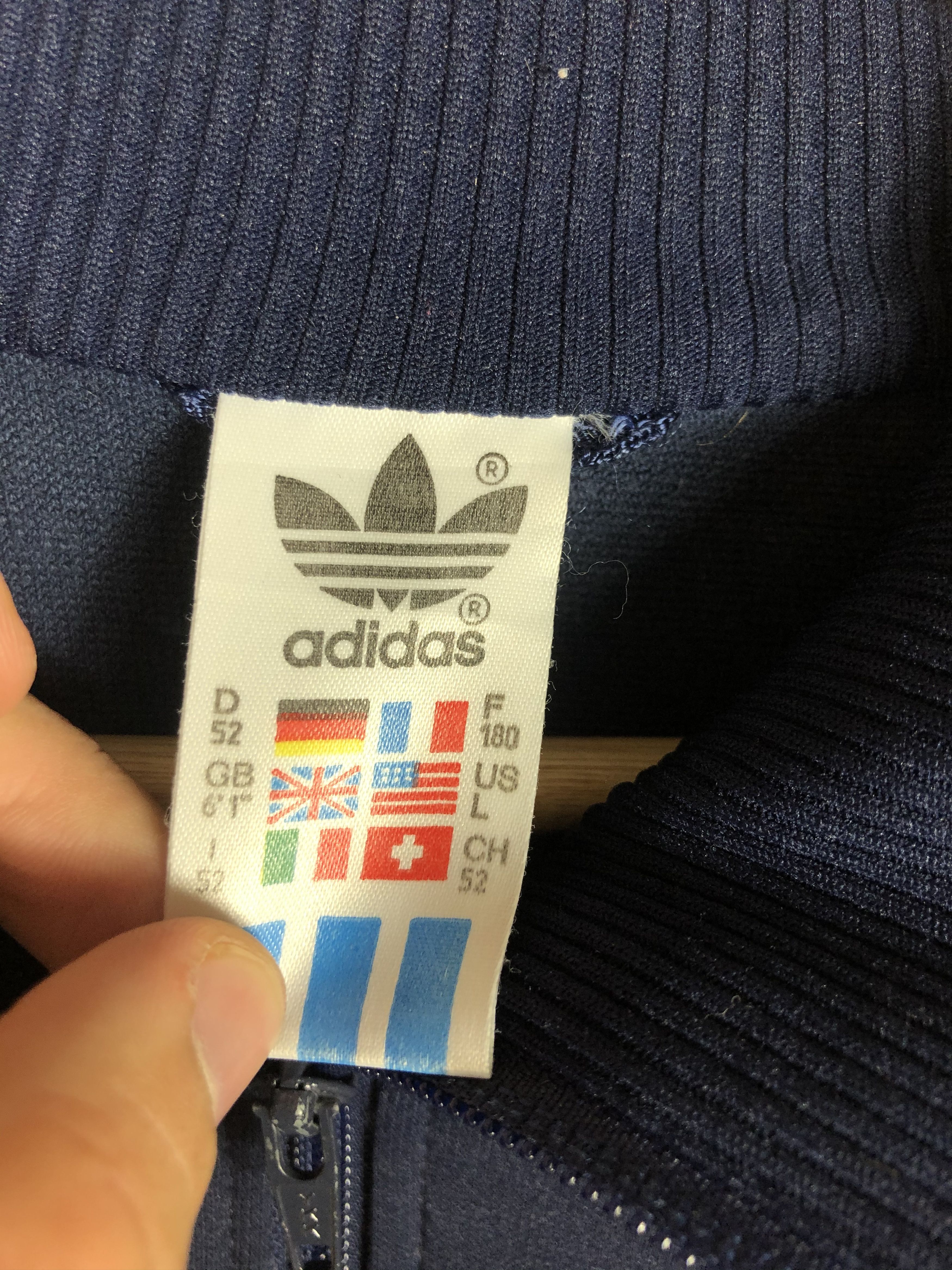 Adidas Vintage 80s Adidas Made in Hungary Tracksuit Track Top Size US L / EU 52-54 / 3 - 6 Thumbnail