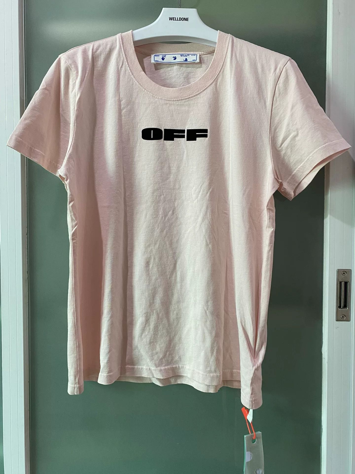 Off-White off white short sleeve logo t-shirt size L Size US L / EU 52-54 / 3 - 1 Thumbnail