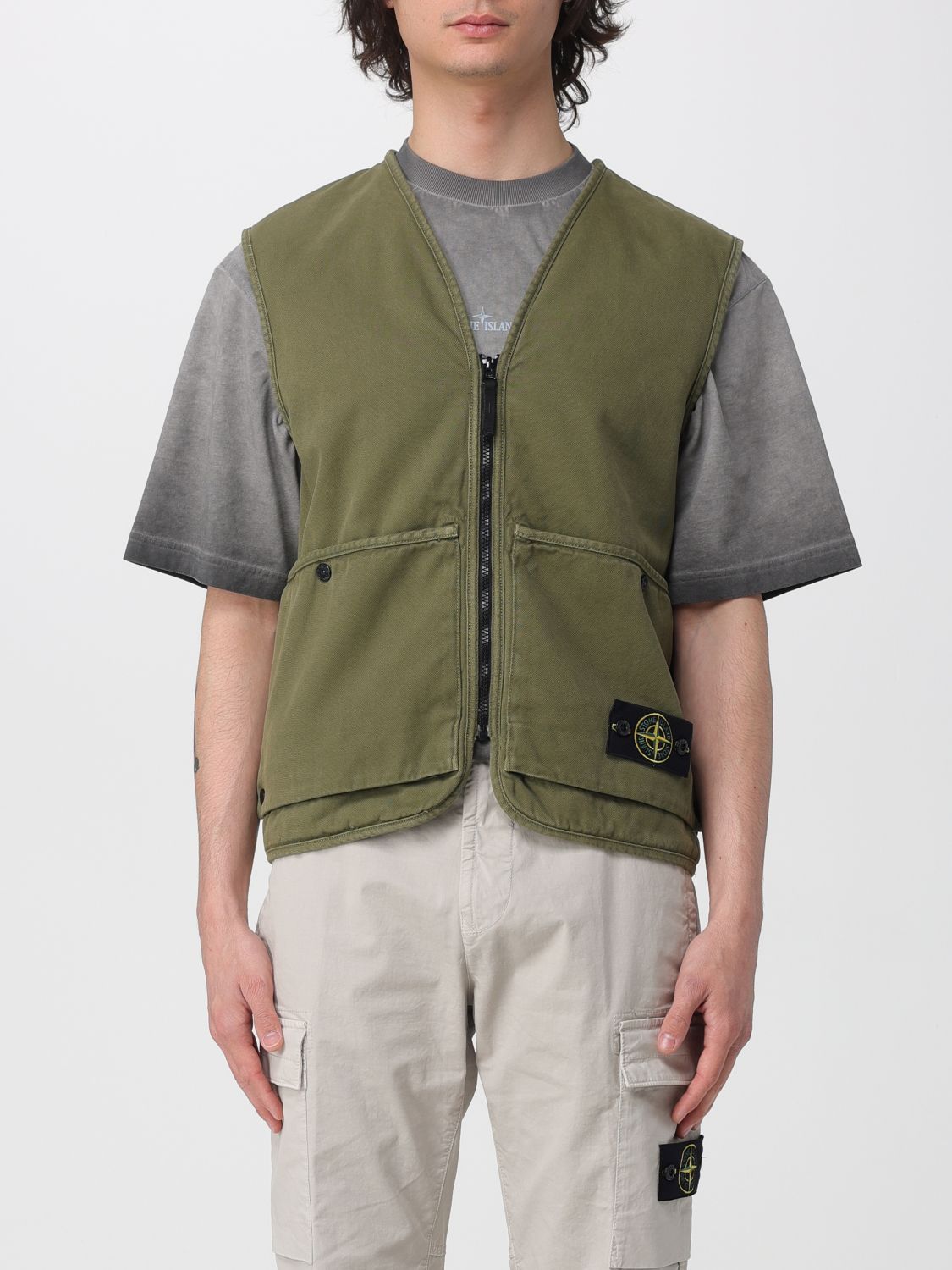 Stone Island Stone Island Suit Vest Men Military Size US L / EU 52-54 / 3 - 1 Thumbnail