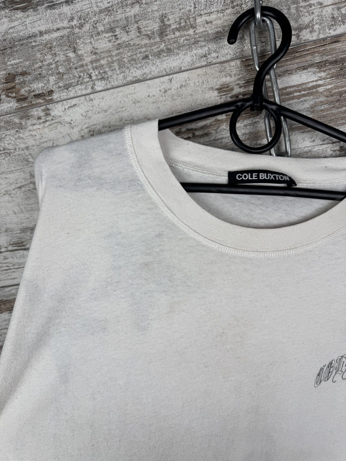 Cole Buxton Mens Vintage Cole Buxton T-shirt white Anniversary Logo Tee Size US M / EU 48-50 / 2 - 5 Thumbnail