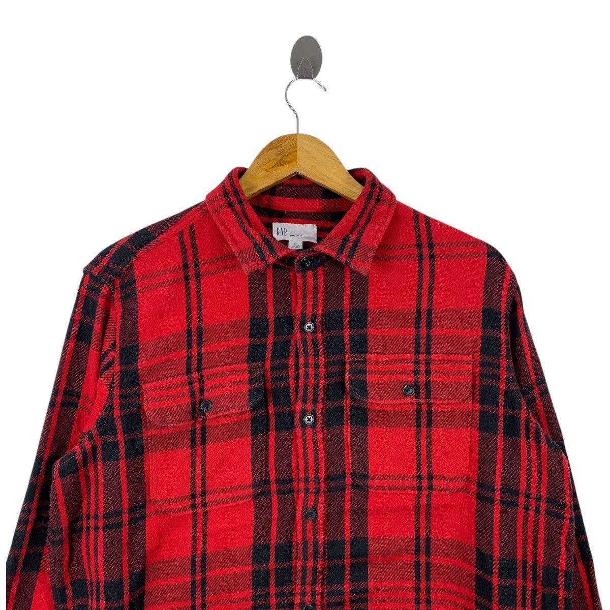 Gap GAP Casualwear Checkered Tartan Flannel Shirts Long Sleeve Size US M / EU 48-50 / 2 - 3 Thumbnail