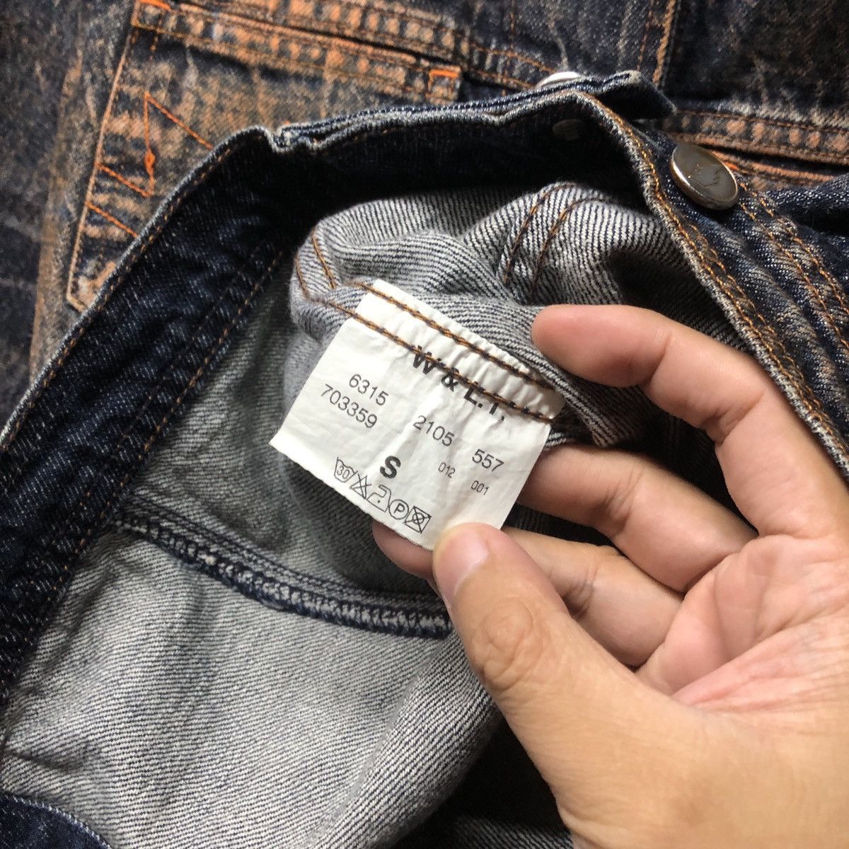 W&LT × Walter Van Beirendonck W & LT Denim Jacket Size S / US 4 / IT 40 - 6 Thumbnail