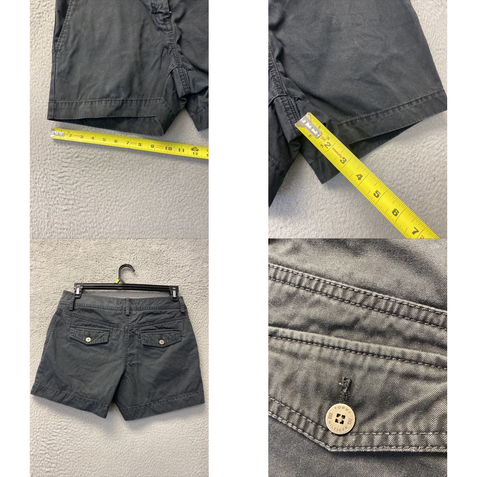 Tommy Hilfiger Tommy Hilfiger Shorts - Chino Women - Size 10 - Black - Regular Fit - 3in Inseam Size 32" / US 10 / IT 46 - 8 Thumbnail