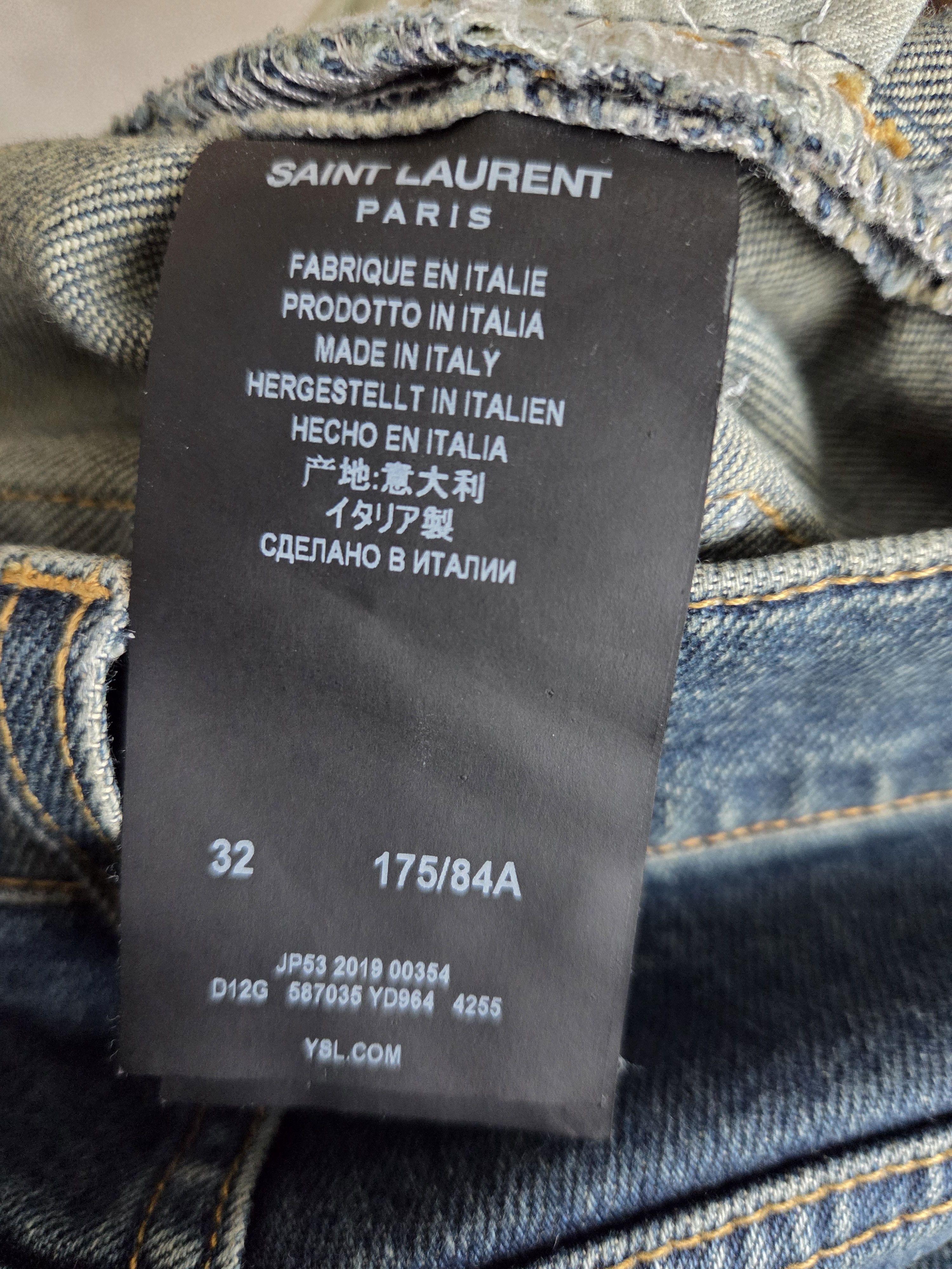 Yves Saint Laurent YSL CLASSIC DENIM Size US 32 / EU 48 - 3 Thumbnail