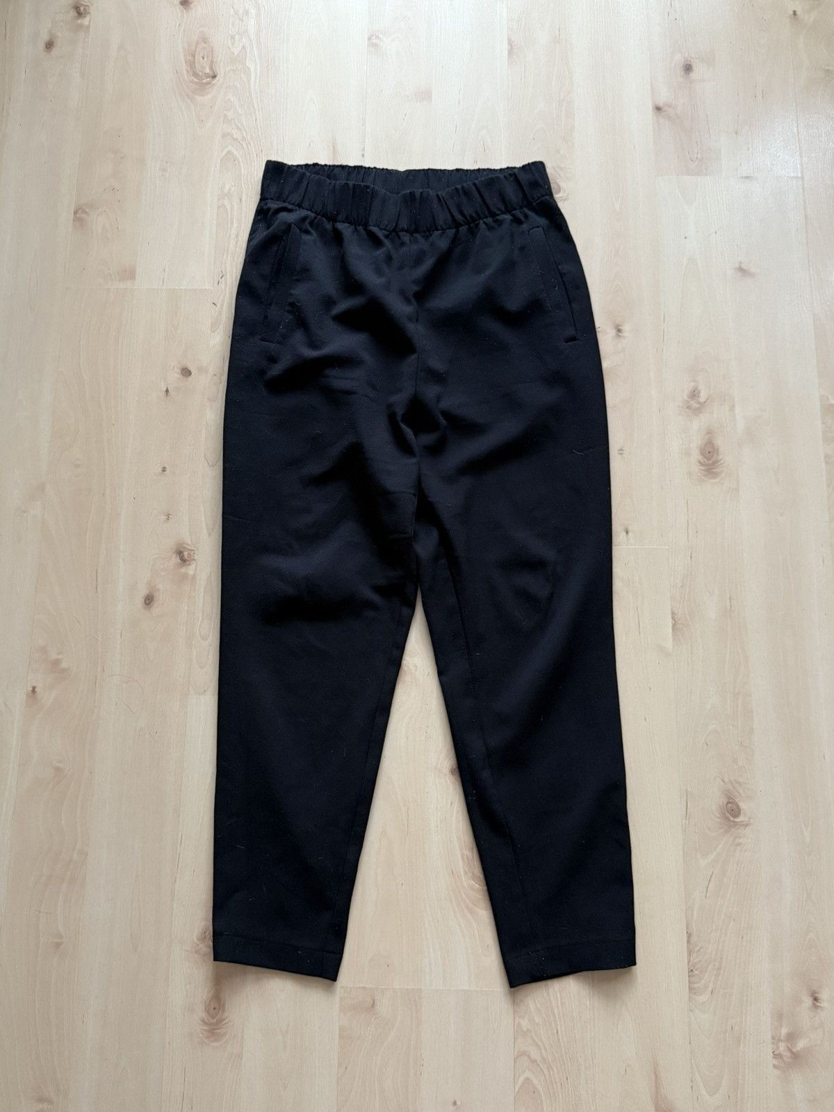Ganni clark track black pants