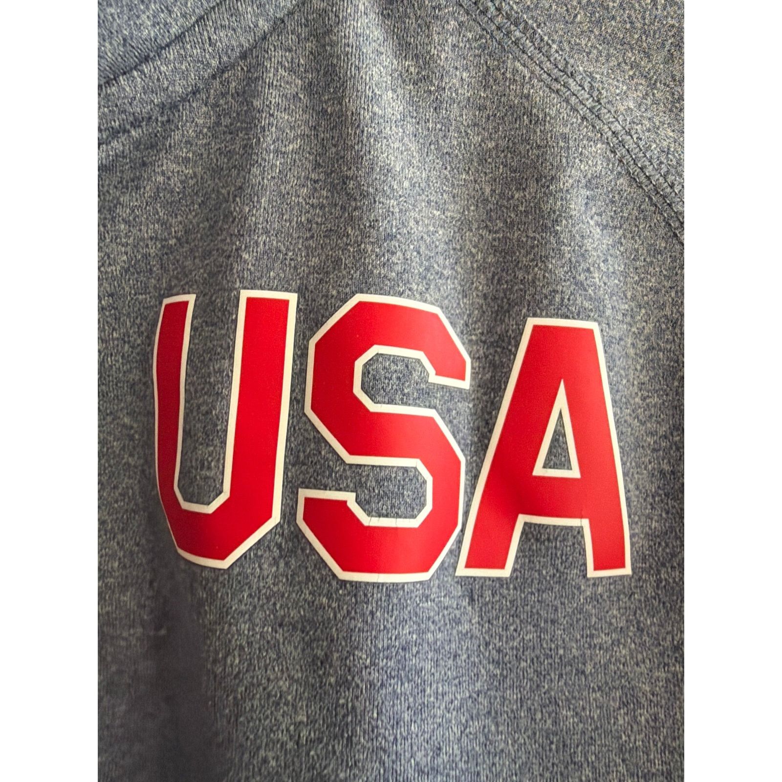Nike Official Nike USA Running Men's Med BlueGray Dri-Fit QtrZip Size US M / EU 48-50 / 2 - 3 Thumbnail