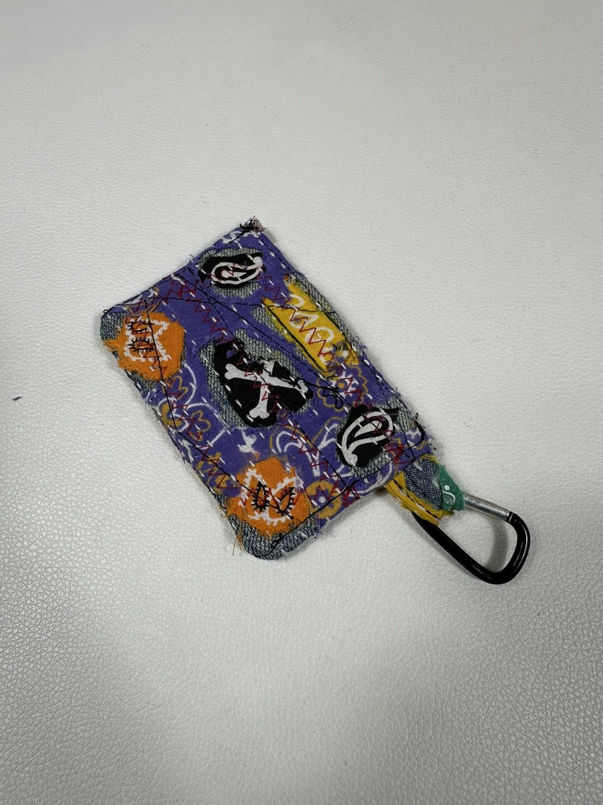 Other Custom Made Distressed Paisley Patchwork Card Holder Size ONE SIZE - 4 Thumbnail