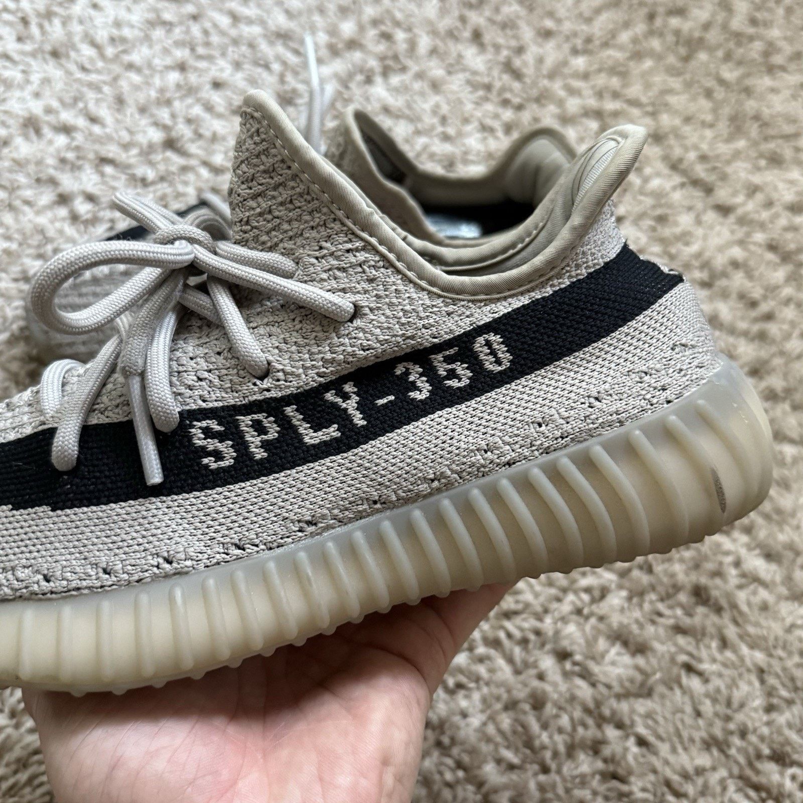Adidas × Kanye West Adidas Yeezy Boost 350 V2 Shoes 'Slate' / HP7870 / Size 4.5 Size US 5 / EU 37 - 14 Thumbnail