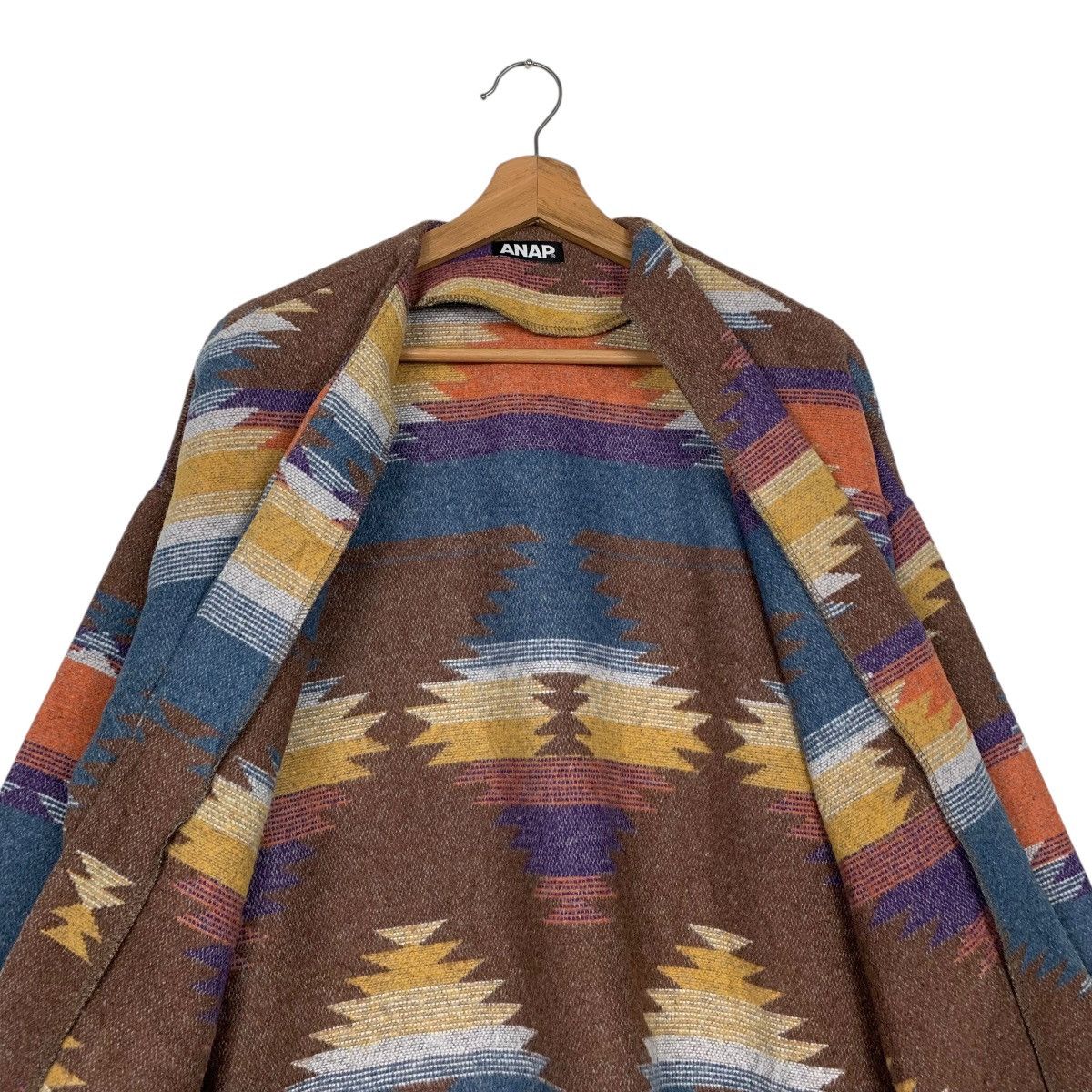 Japanese Brand Japanese Brand Anap Navajo Aztech Buttonless Coat Size M / US 6-8 / IT 42-44 - 12 Thumbnail