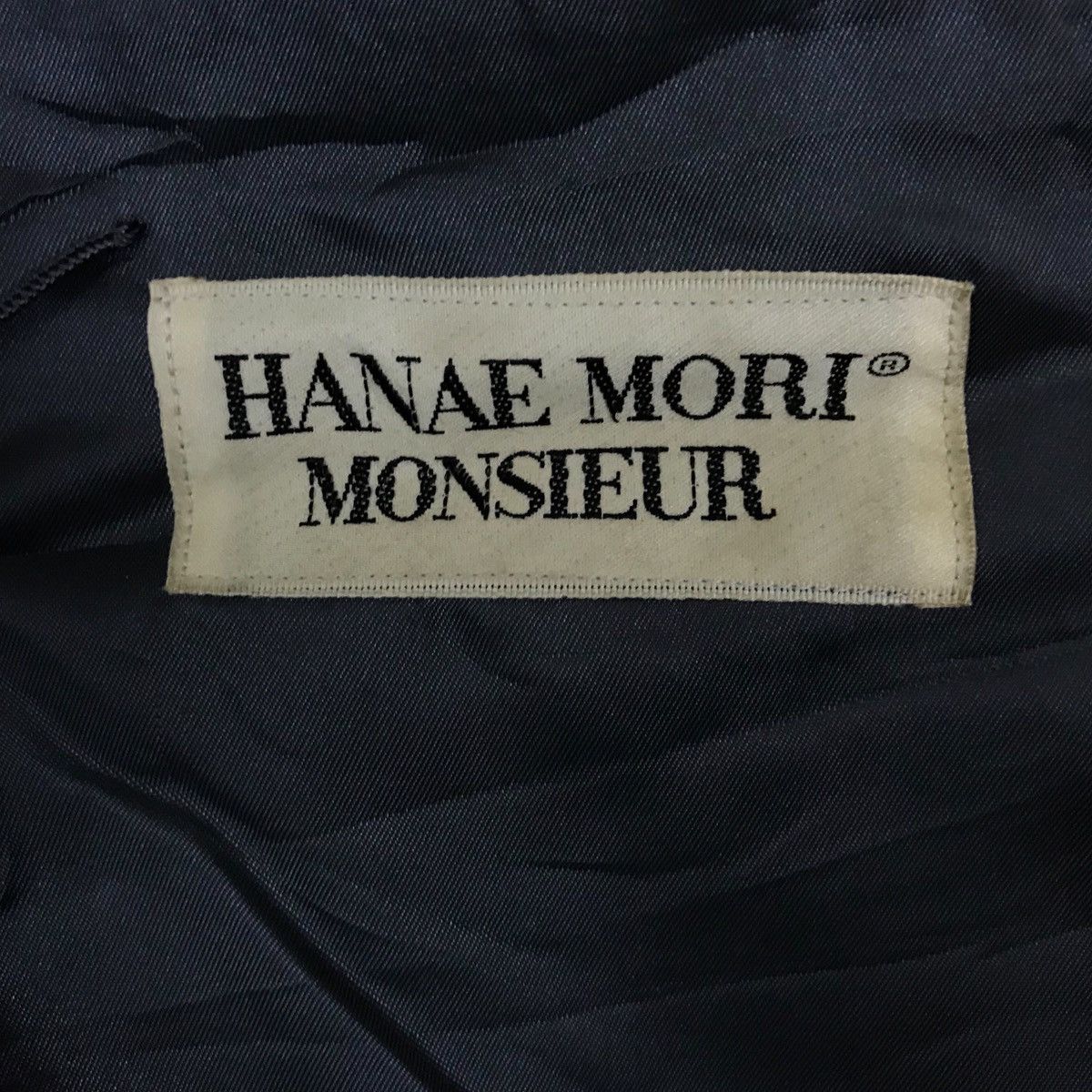 Hanae Mori Vintage Hanae Mori Monsieur Flat Button Double Breasted Coat Size US M / EU 48-50 / 2 - 4 Thumbnail