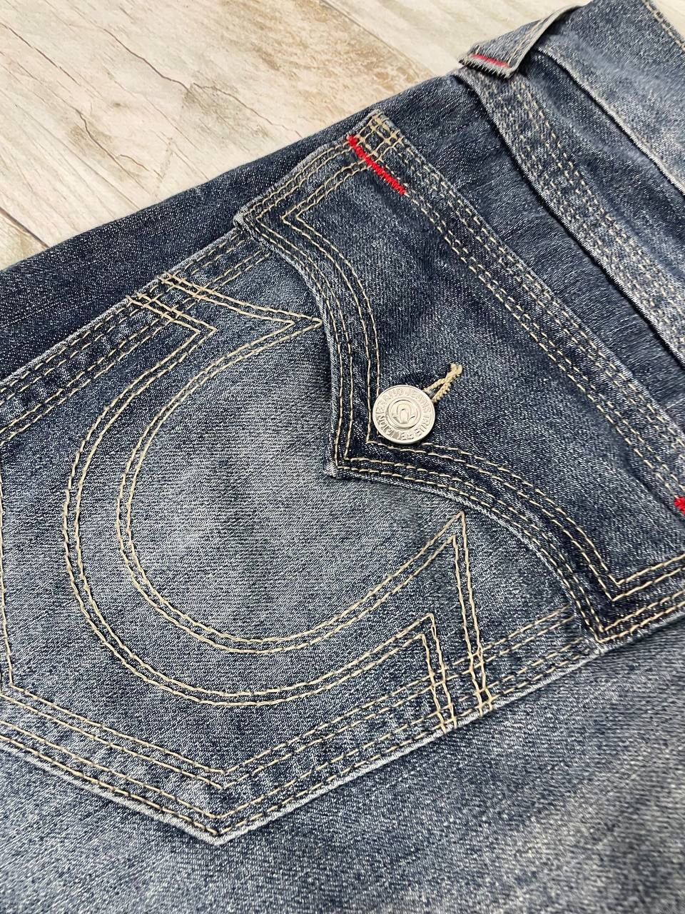 True Religion Vintage True Religion Baggy Straight Denim Jeans Japan Y2K Size US 31 - 16 Thumbnail