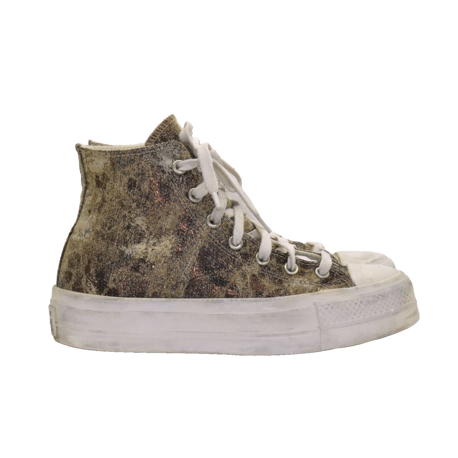 Converse CONVERSE CHUCK TAYLOR Bronze Stas Lift HiTop Sneakers Sz 8.5 Size US 8.5 / IT 38.5 - 2 Thumbnail
