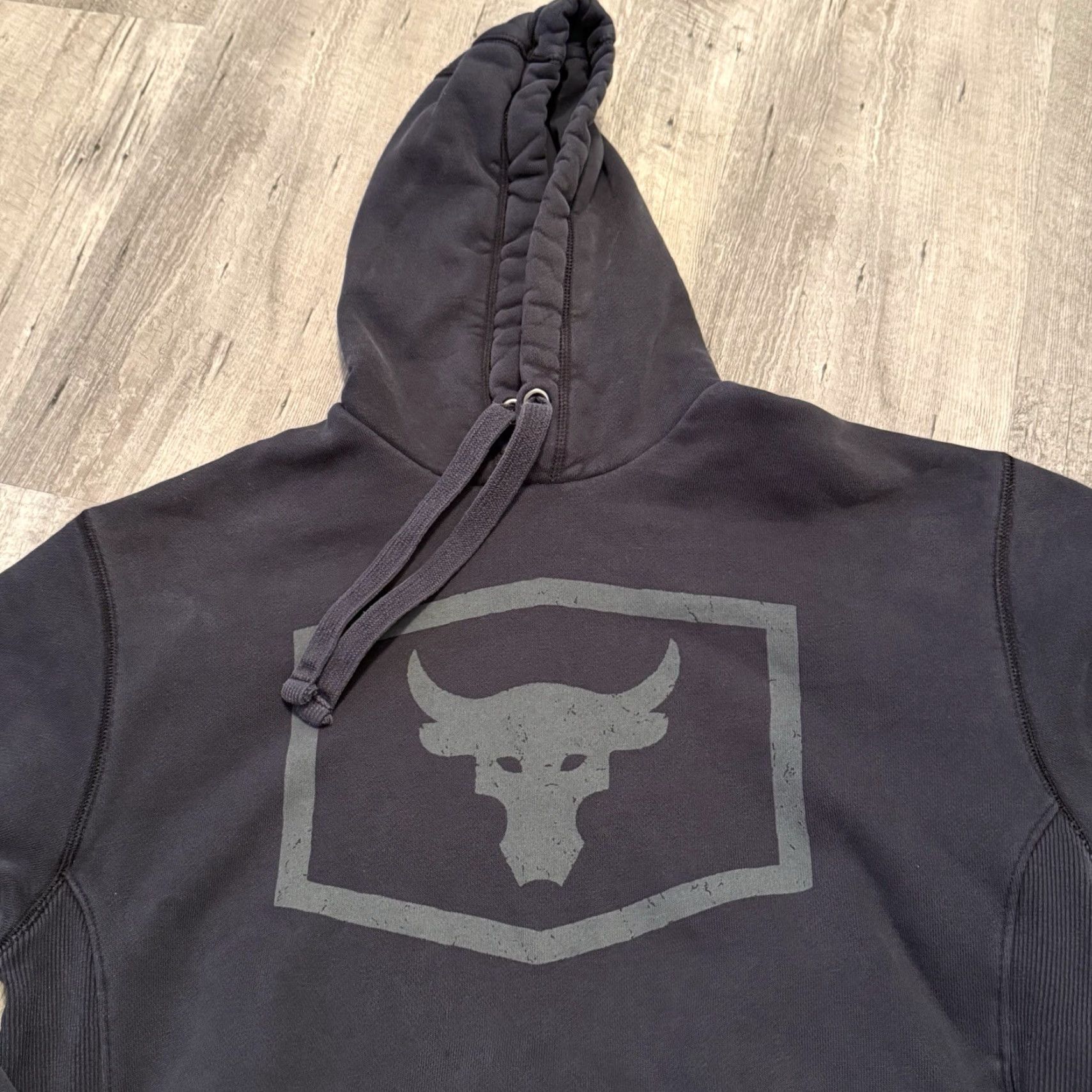 Under Armour Under Armour UA x Project Rock Hoodie Mens Small Training Workout Black 1346067 Size US S / EU 44-46 / 1 - 3 Thumbnail
