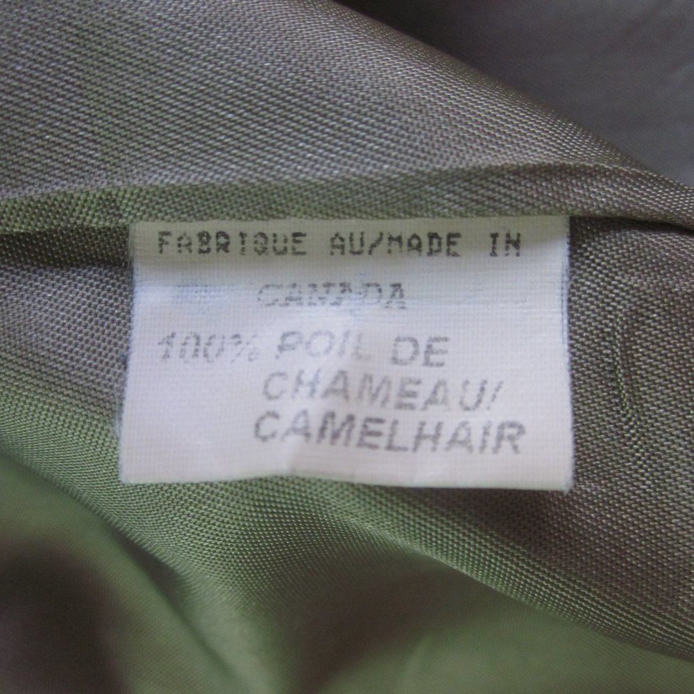 Nordstrom Nordstrom Olive Green Camelhair Coat - sfi Femme - Size 14 Size XL / US 12-14 / IT 48-50 - 8 Thumbnail