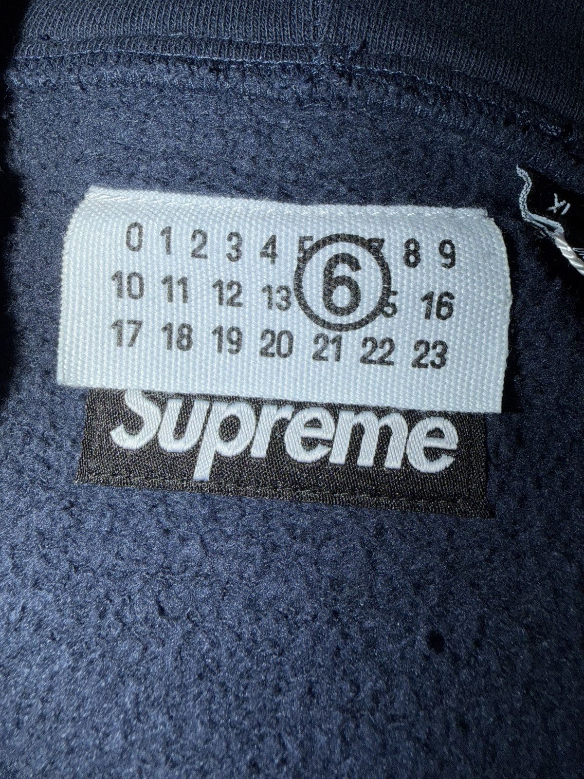 Maison Margiela × Supreme ***NEW SUPREME MM6 MAISON MARGIELA BOX LOGO HOODIE Size US XL / EU 56 / 4 - 2 Thumbnail