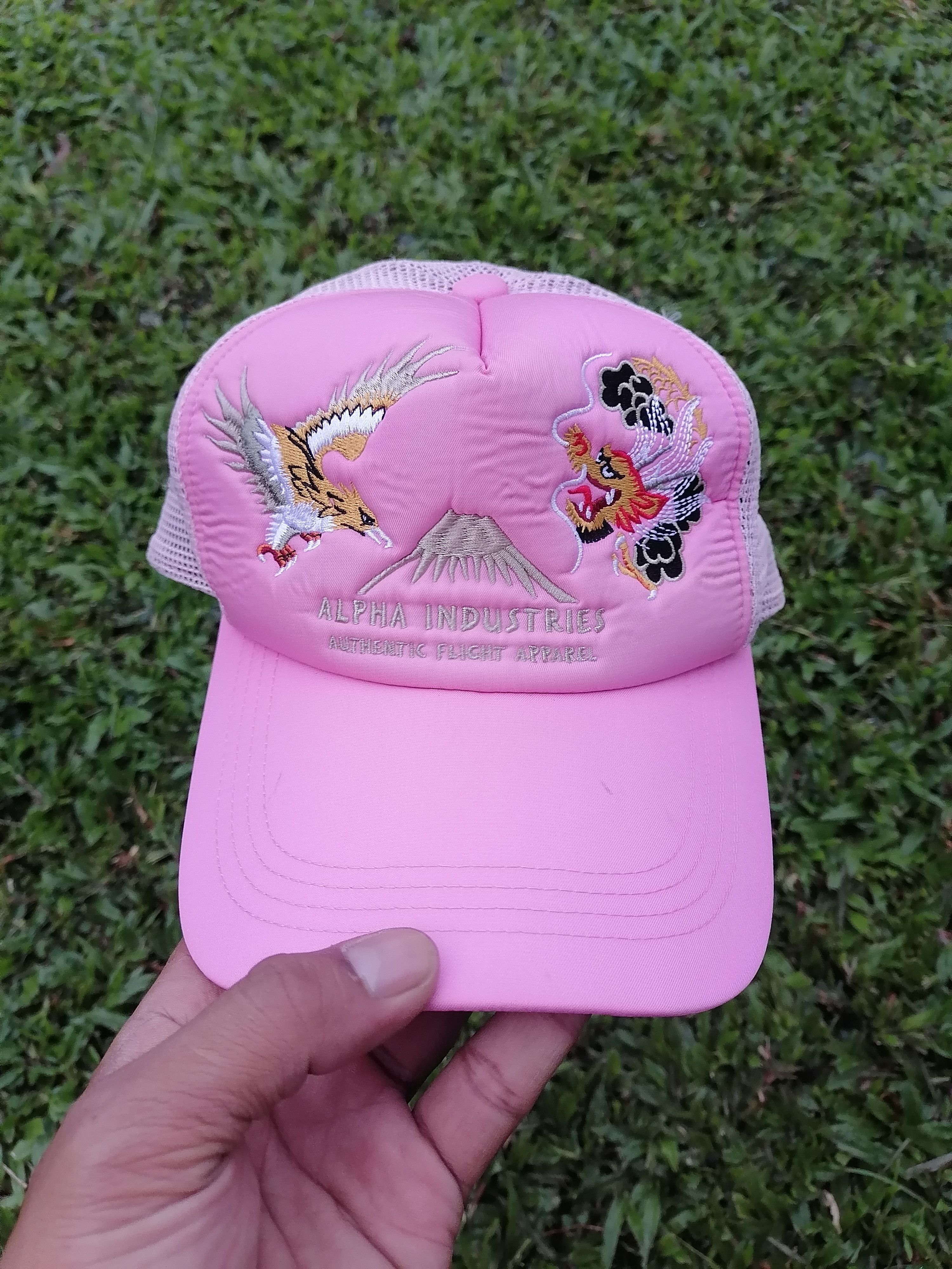 Alpha Industries Alpha Industries Sukajan Style Eagle & Dragon Trucker Caps Size ONE SIZE - 2 Thumbnail