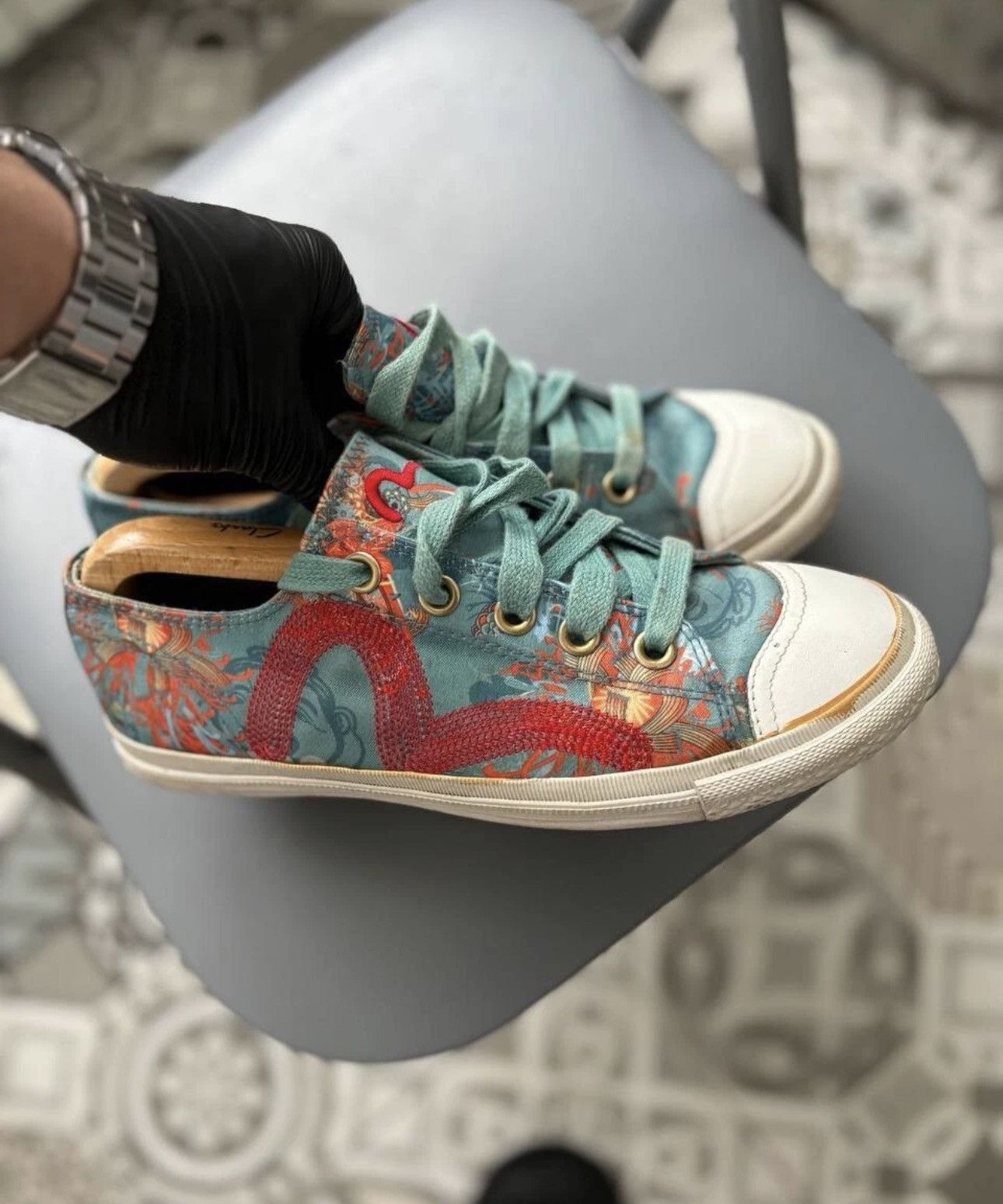 Evisu Evisu Sneakers shoes japanese brand vintage women Size US 10.5 / IT 40.5 - 5 Thumbnail