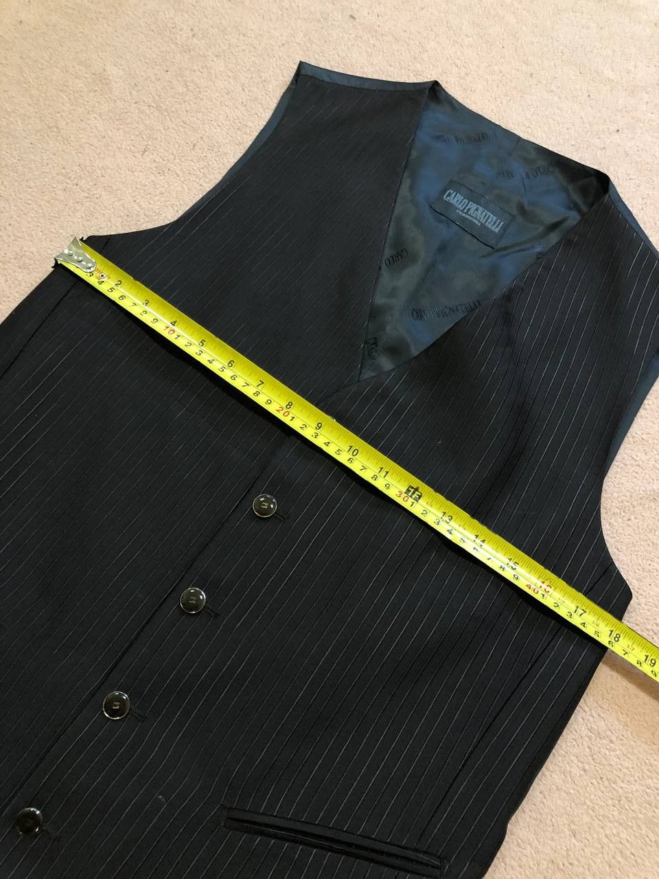 Carlo Pignatelli Classic Suits Black Vintage Carlo Pignatelli Y2K Size 40R - 14 Thumbnail