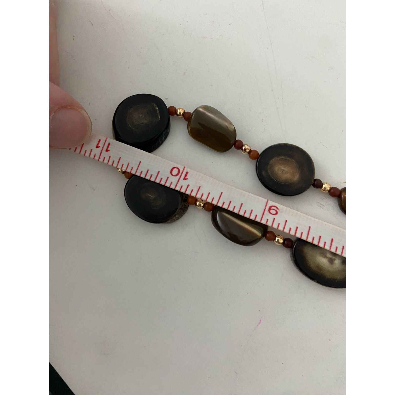 Vintage Vintage horn slice necklace Size ONE SIZE - 4 Thumbnail