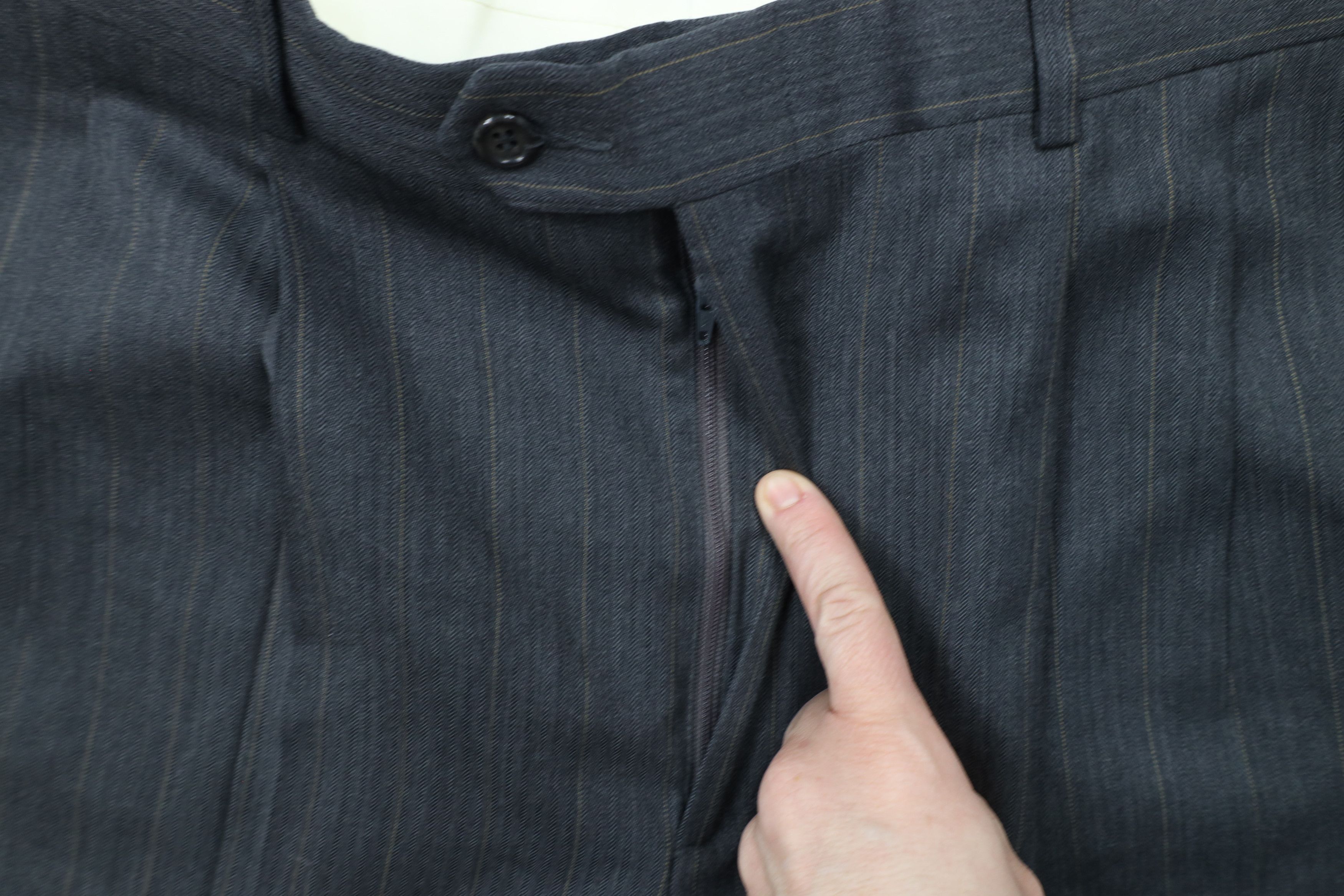 Vintage Vintage 90s Streetwear Worsted Wool Wide Leg Chino Pants Size US 38 / EU 54 - 7 Thumbnail