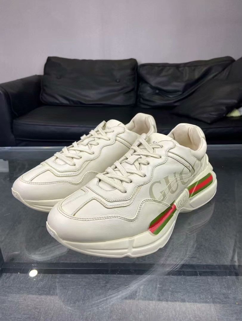 Gucci Gucci Printed Lowtop Sneakers 9 Men Size US 9 / EU 42 - 1 Thumbnail