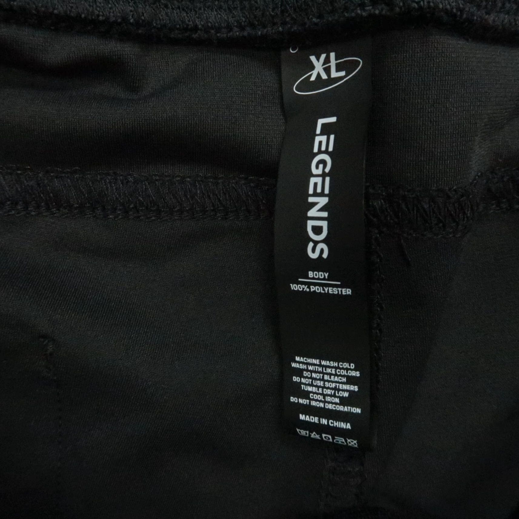 Vintage LEGENDS Pants Men XL Black Aviation Athletic Jogger Performance Zip Pocket Size US 36 / EU 52 - 3 Thumbnail