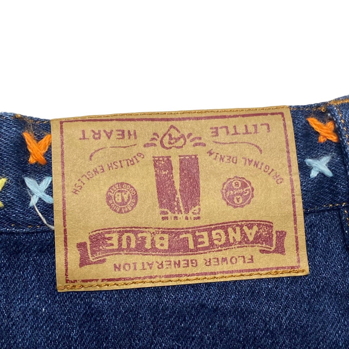 Angel Blue 2000s Angel Blue - Paisley Patcwork Denim Skirt Size 26" / US 2 / IT 38 - 9 Thumbnail