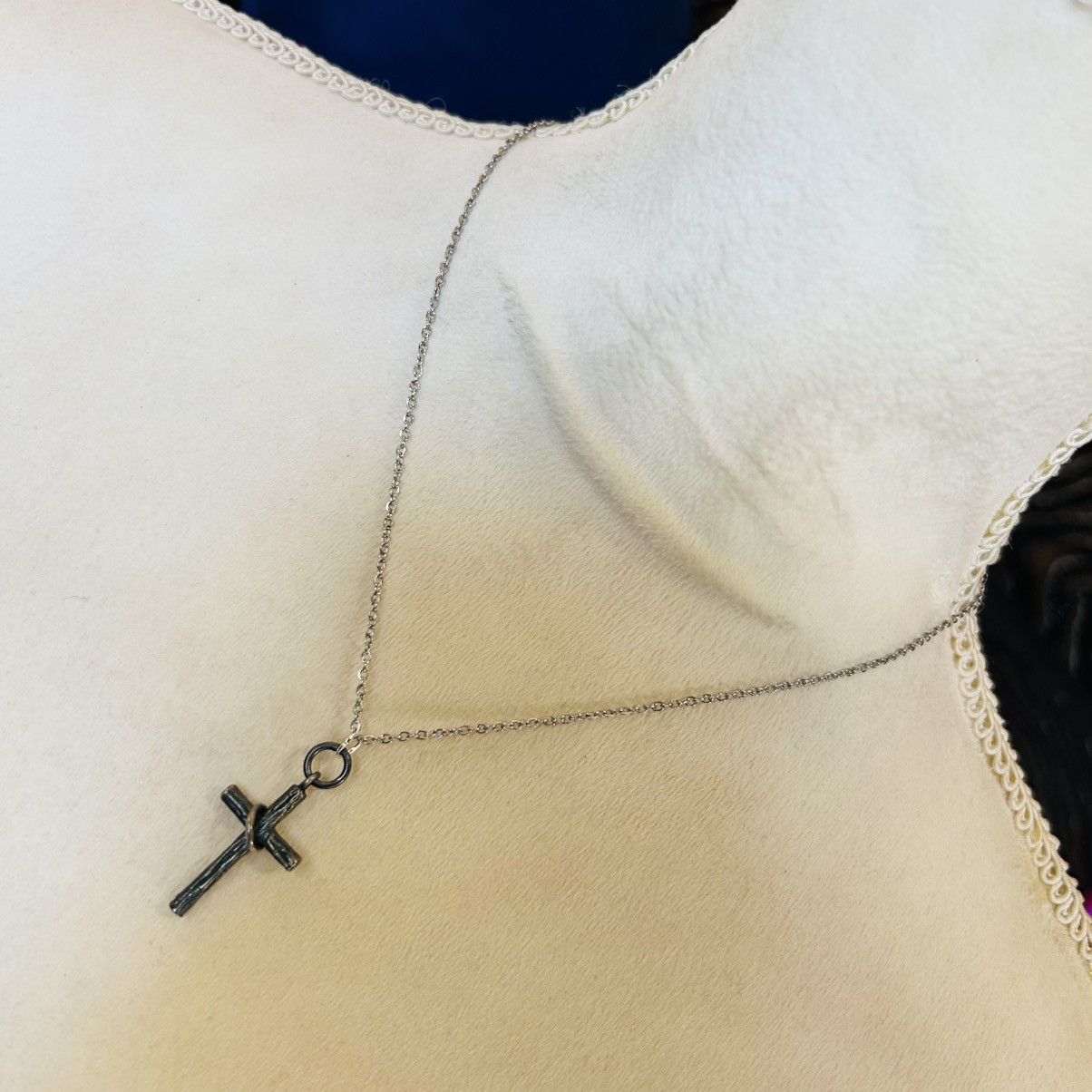 Vintage Eternal cross pendant on chain necklace Size ONE SIZE - 2 Thumbnail