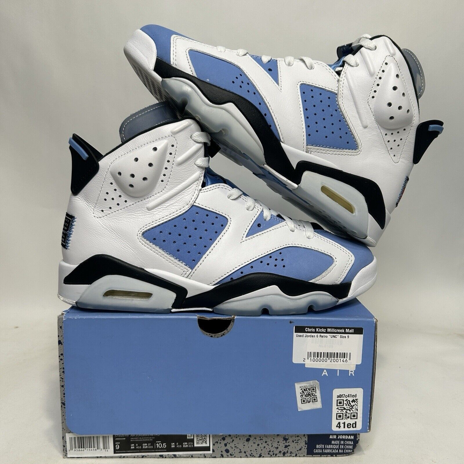Jordan Brand Nike Air Jordan 6 Retro “UNC Home” 2024 Size US 9 / EU 42 - 1 Thumbnail