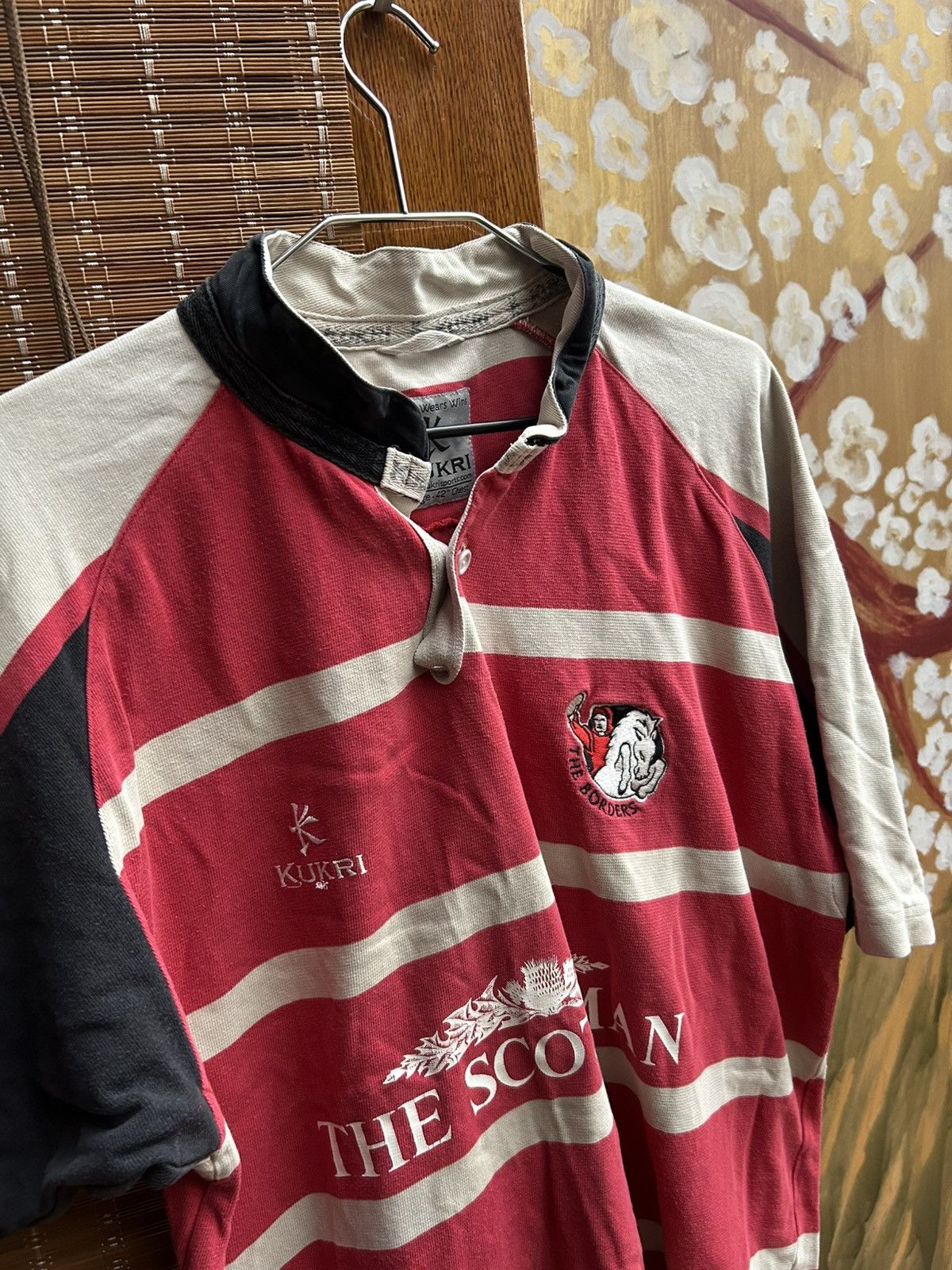 Vintage 2002-04 Border Reivers The Borders Pro Home Rugby Shirt Size US L / EU 52-54 / 3 - 3 Thumbnail