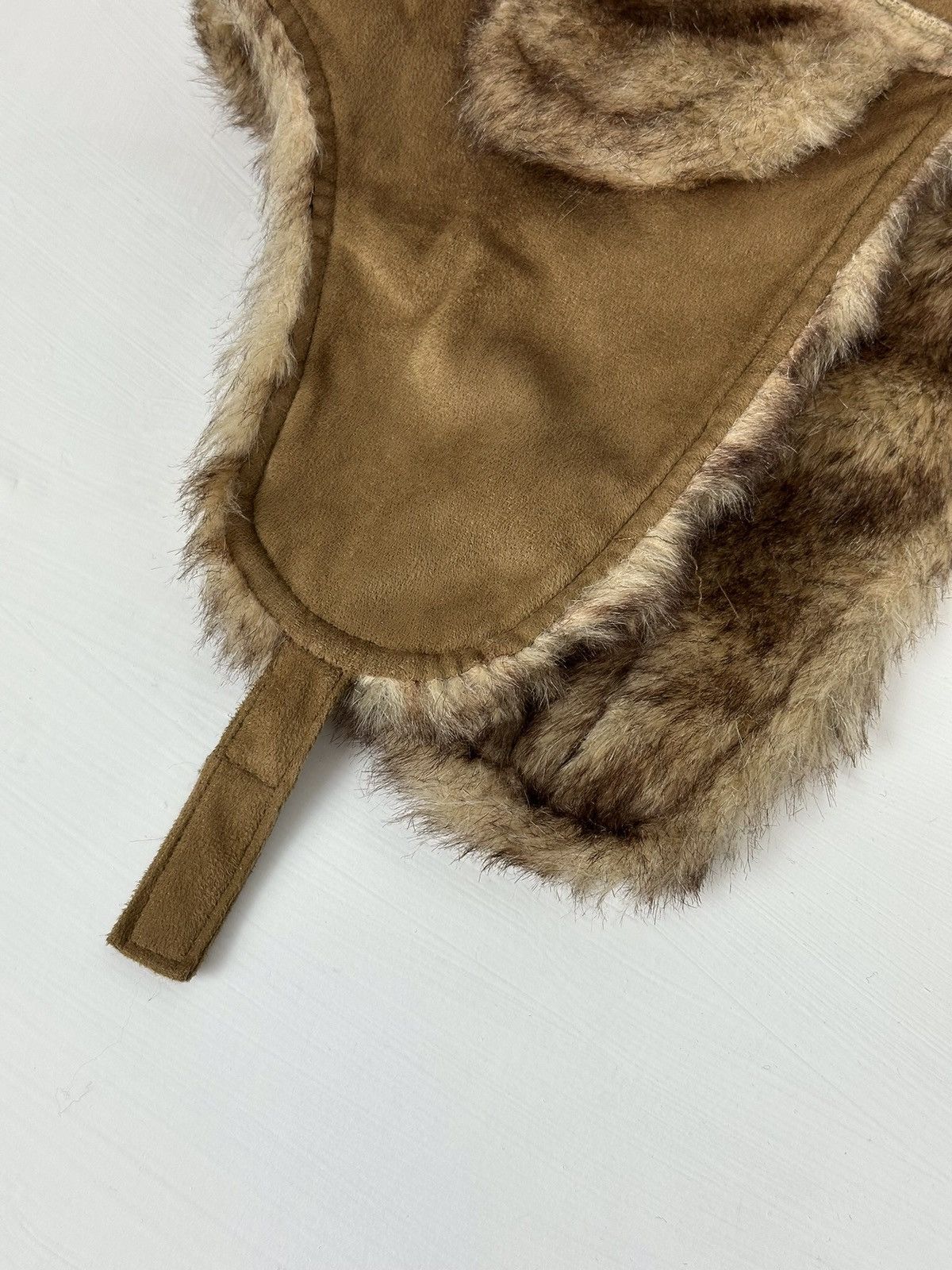 Vintage Ushanka Trapper Hat Furry Mohair Fuzzy Fur Hat Y2K Size ONE SIZE - 3 Thumbnail