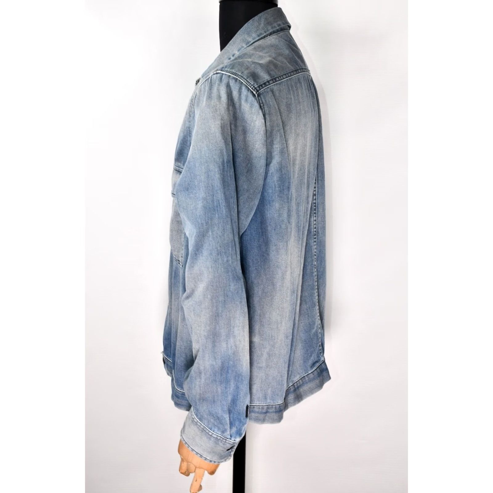 Diesel Diesel D-ZEY Denim Jacket Men's XL Blue Size US XL / EU 56 / 4 - 4 Thumbnail