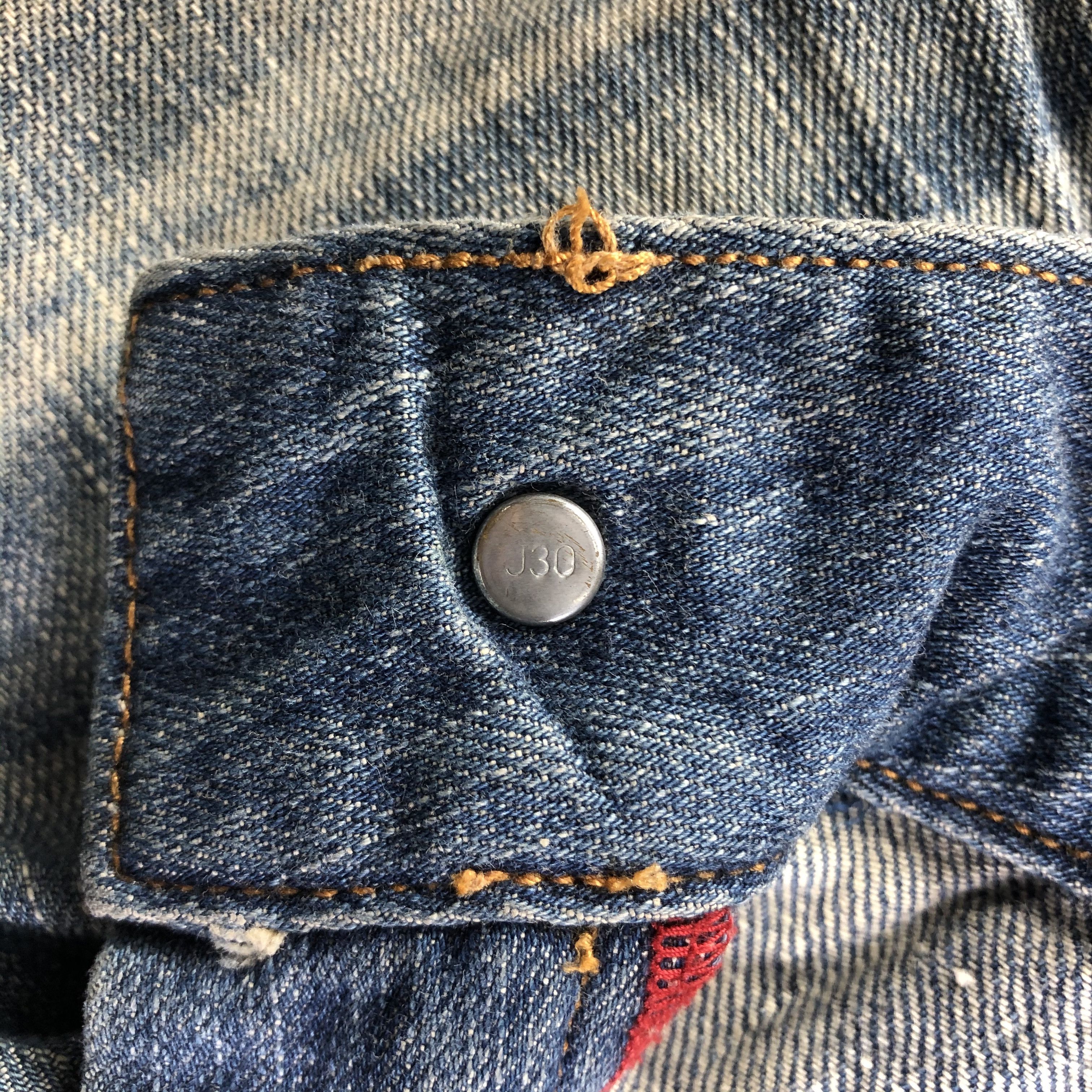 Levi's Vintage Levis 596 Jeans Flare Denim KJ2213 Size US 29 - 9 Thumbnail