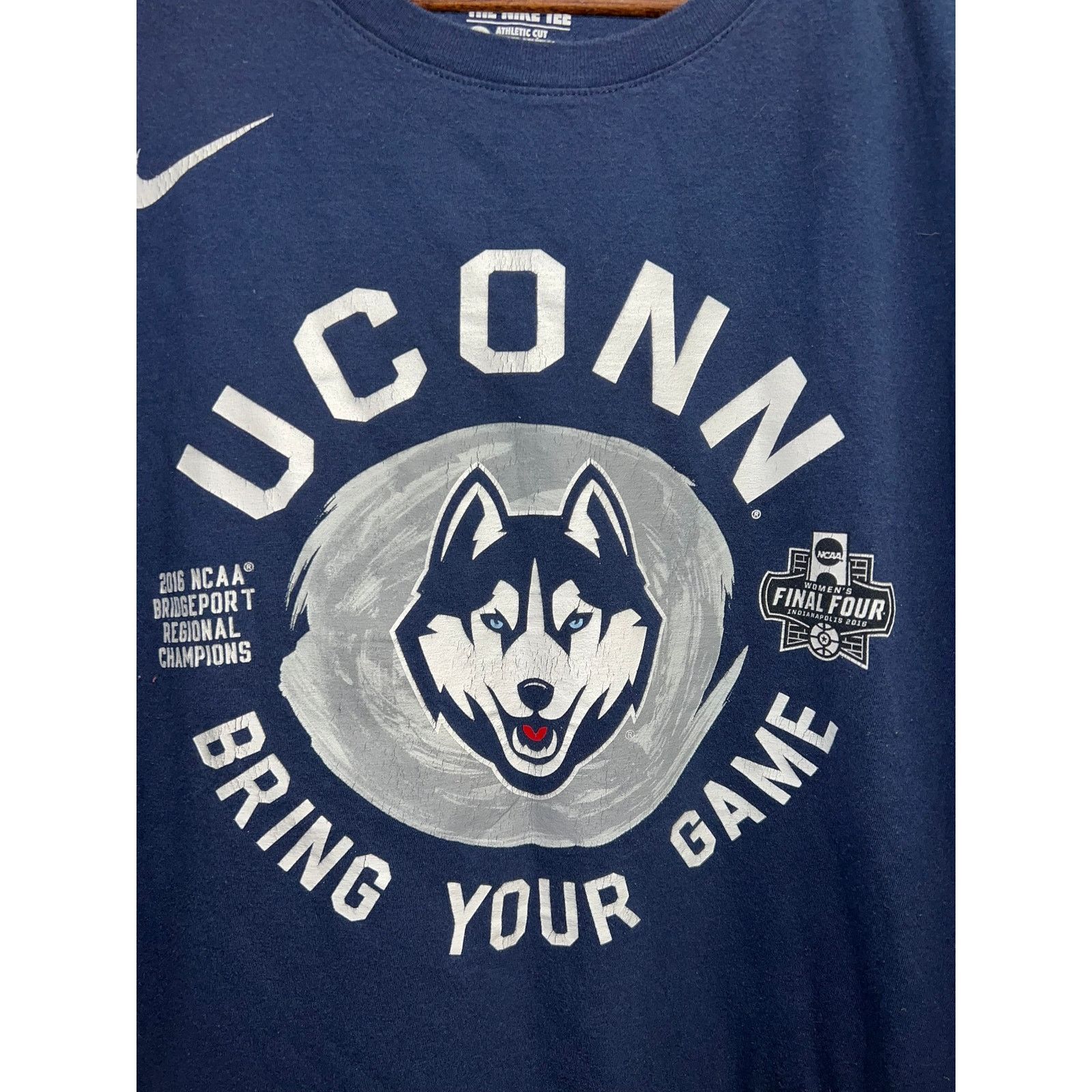 Nike Womens Nike Connecticut Huskies Shirt Final Four 2016 Tee XL Size XL / US 12-14 / IT 48-50 - 2 Thumbnail