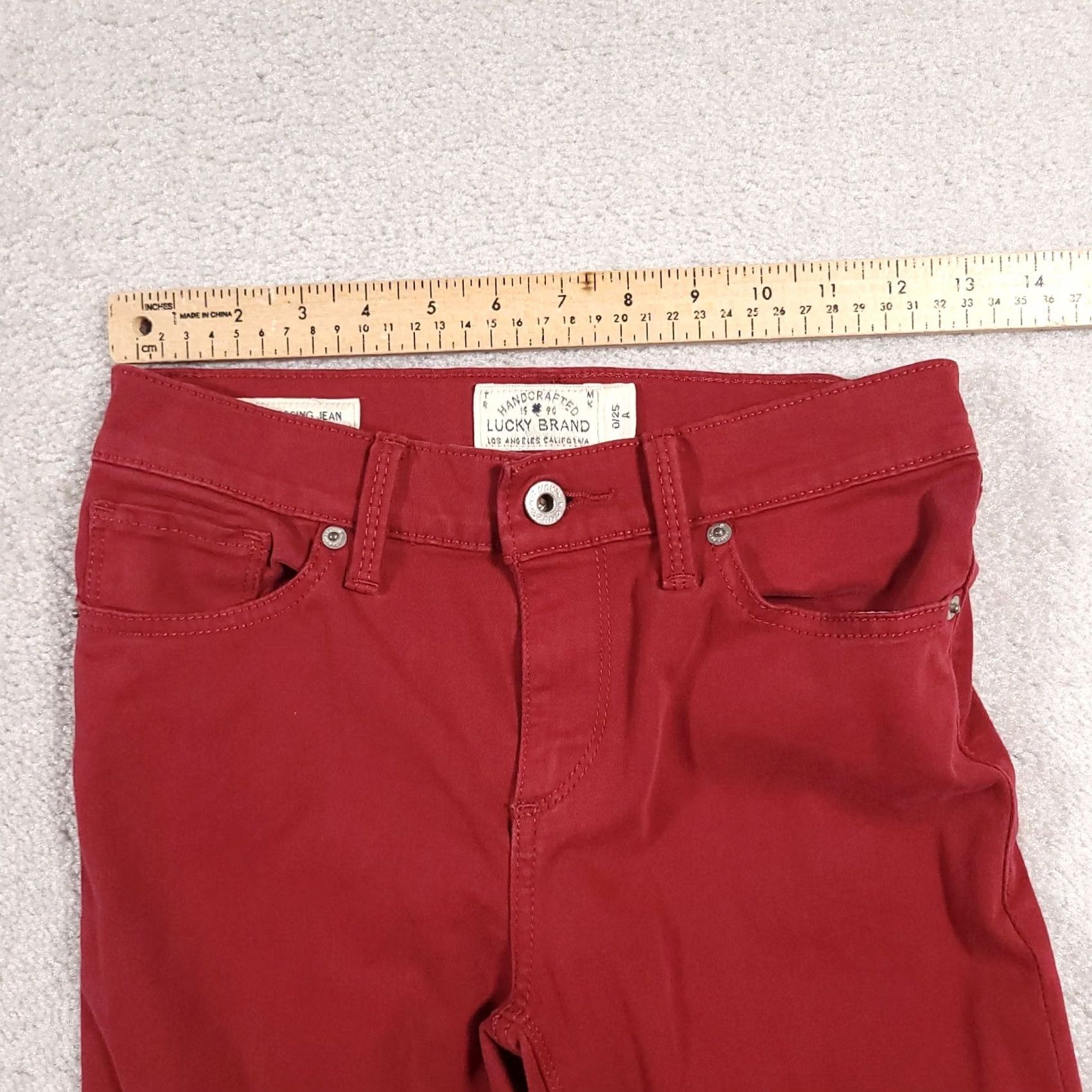 Lucky Brand Lucky Brand Jeans Brooke Legging Womens 0/25 Low Rise Ankle Stretch Size 25" / US 0 / IT 36 - 4 Thumbnail