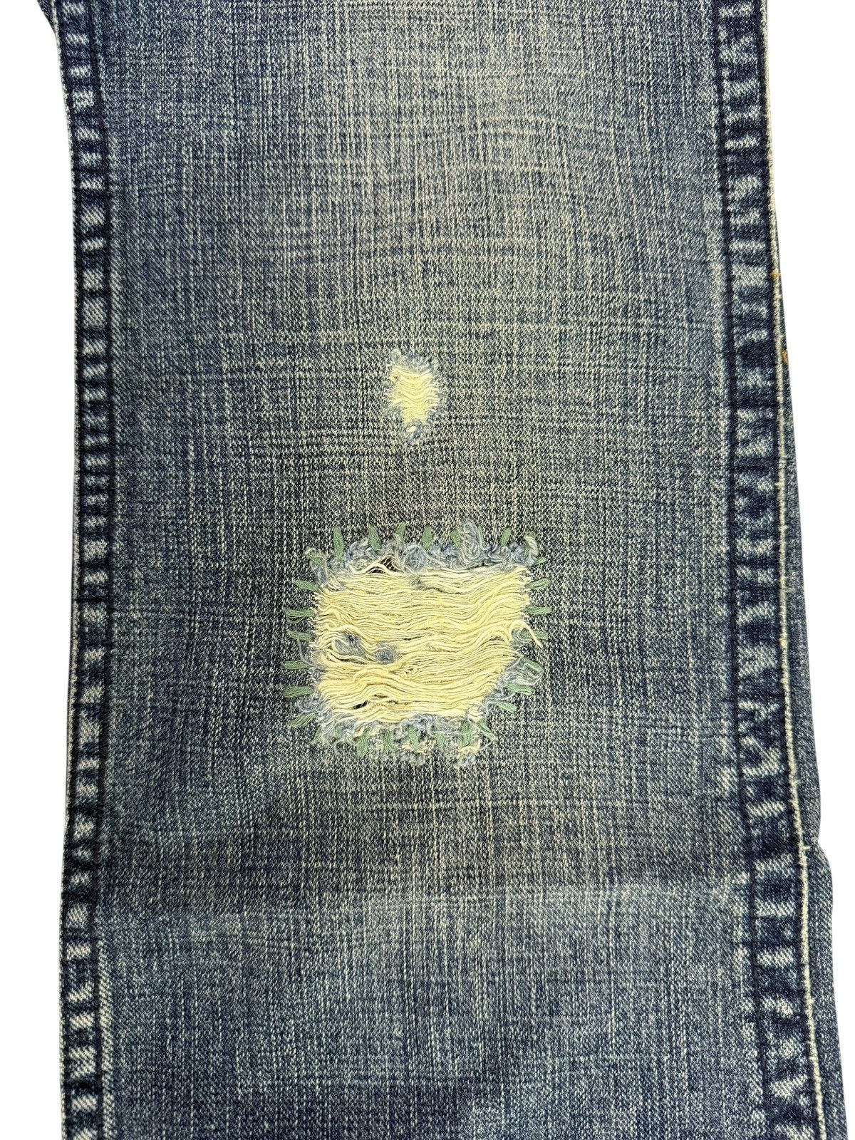 Japanese Brand Flared Jeans Free People Distressed Bootcut Denim Size US 30 / EU 46 - 7 Thumbnail