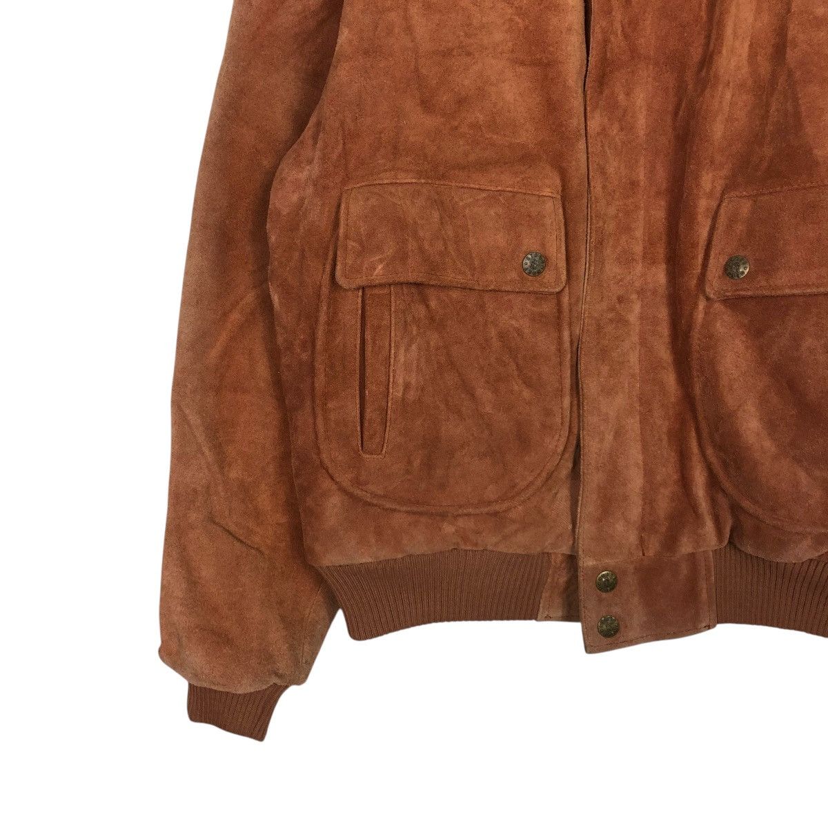 Japanese Brand 🔥VINTAGE LEATHER JACKET SUN FADED NEXT STAGE ISSEY MIYAKE Size US L / EU 52-54 / 3 - 6 Thumbnail