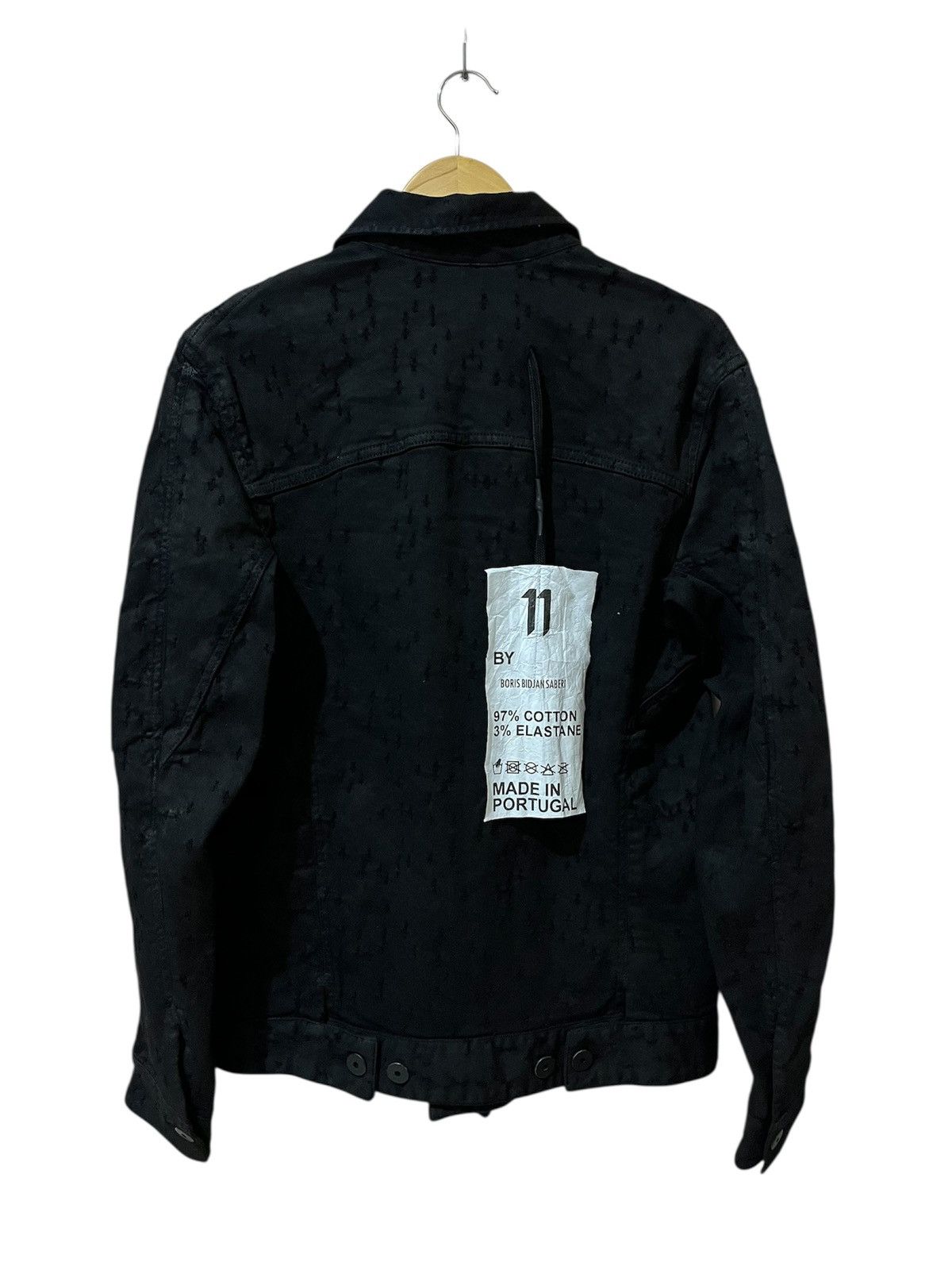 11 By Boris Bidjan Saberi S/S’17 - 11 By Boris Bidjan Saberi - Laser - Denim Jacket Size US L / EU 52-54 / 3 - 3 Thumbnail