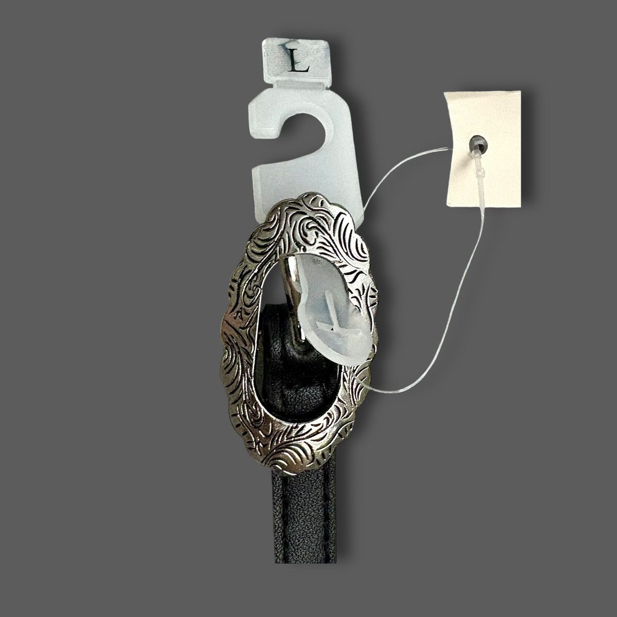 Other Most Wanted Women’s Black Silver Skinny Link Belt Sz L Size ONE SIZE - 13 Thumbnail