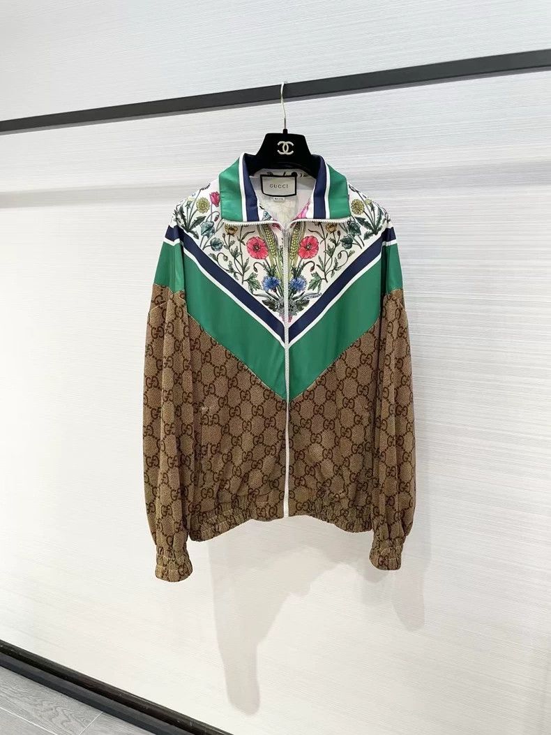 Gucci GucciFloral logo zipper jacket 2503-Nextarrow Size US XS / EU 42 / 0 - 1 Thumbnail