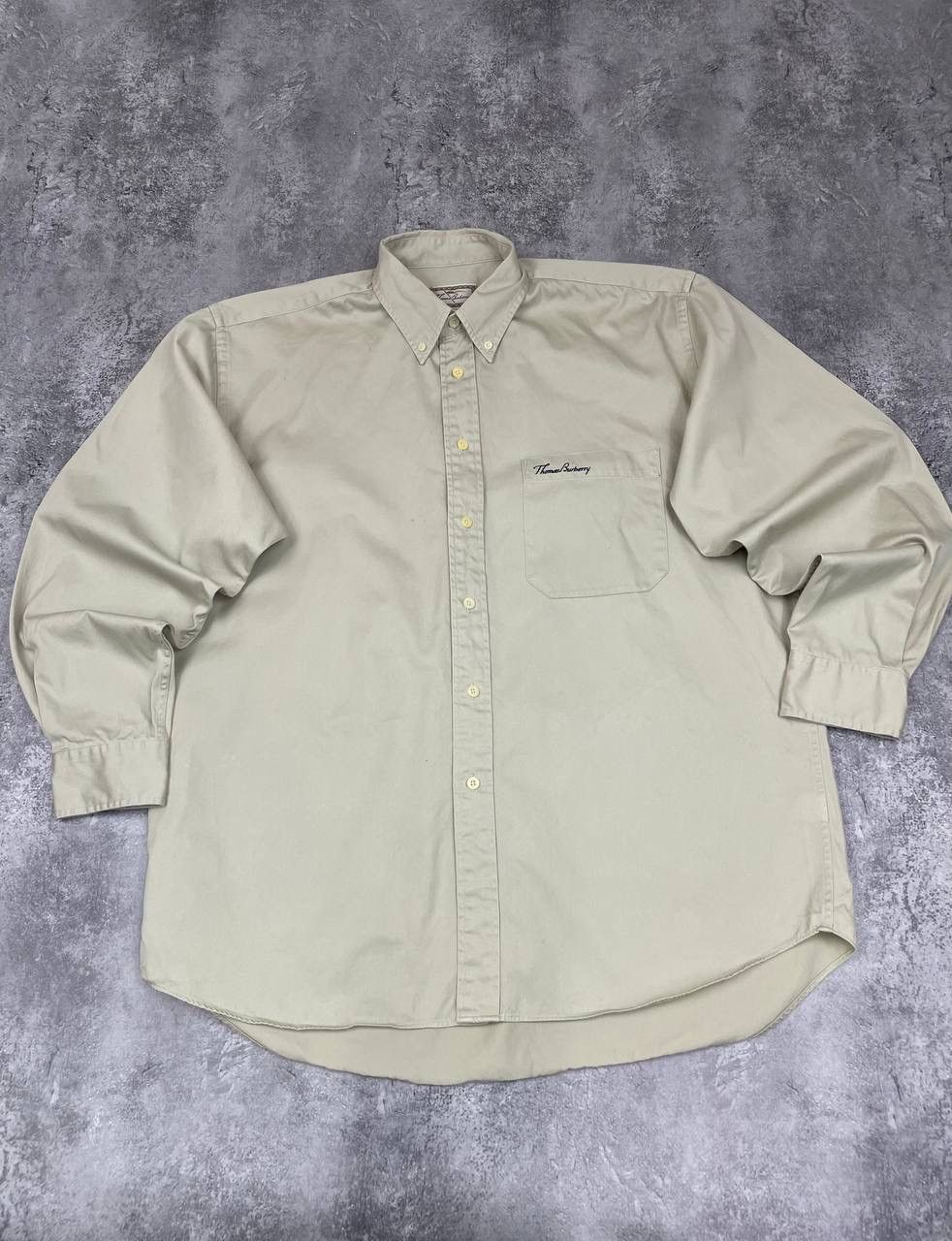 Burberry Burberry Thomas Burberry Vintage Men Cotton Shirt Size XL Size US XL / EU 56 / 4 - 1 Thumbnail