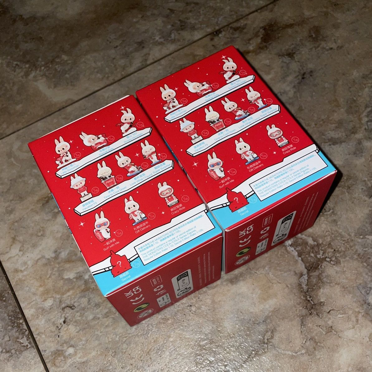 POP MART Pack of 2 Pop Mart Labubu The Monsters Coca-Cola Figures Size ONE SIZE - 2 Thumbnail