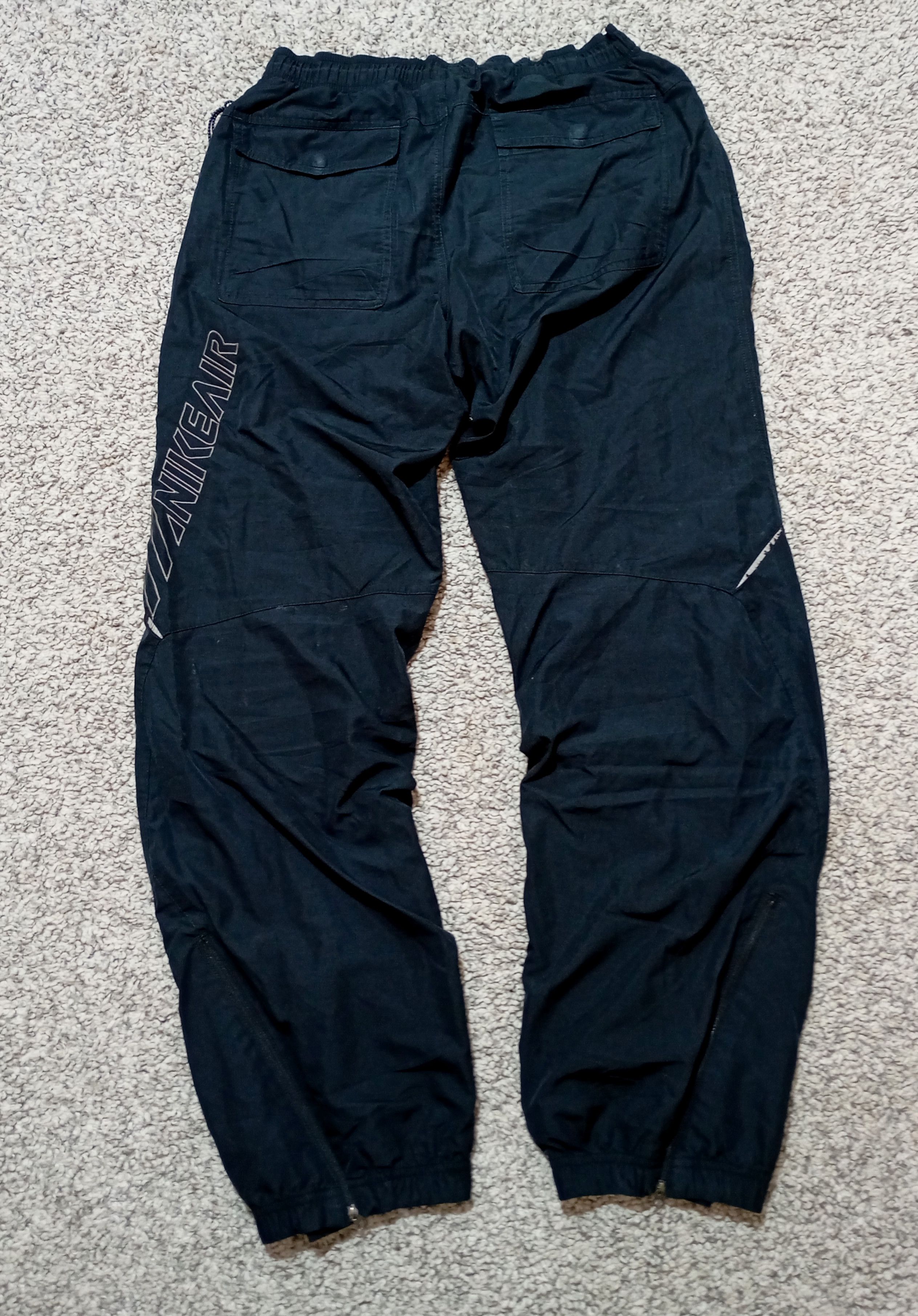 Nike Vintage Nike Air Pants 00s Nylon Striped Swoosh Y2K Baggy Size US 34 / EU 50 - 5 Thumbnail